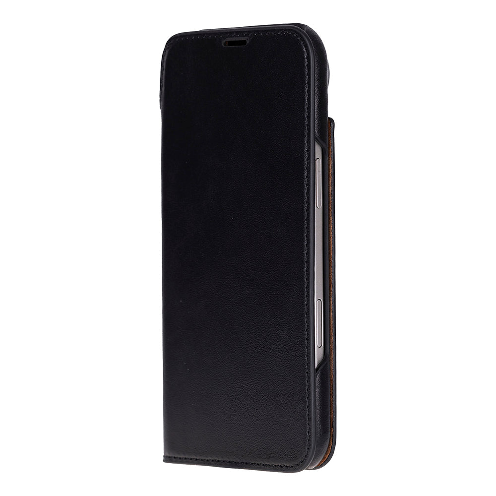 Black iphone 17 air  case on a white background