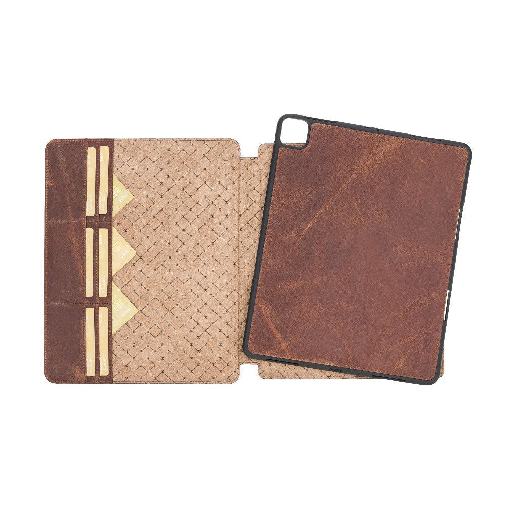 Eto iPad Pro 11" leather wallet case with card slots
