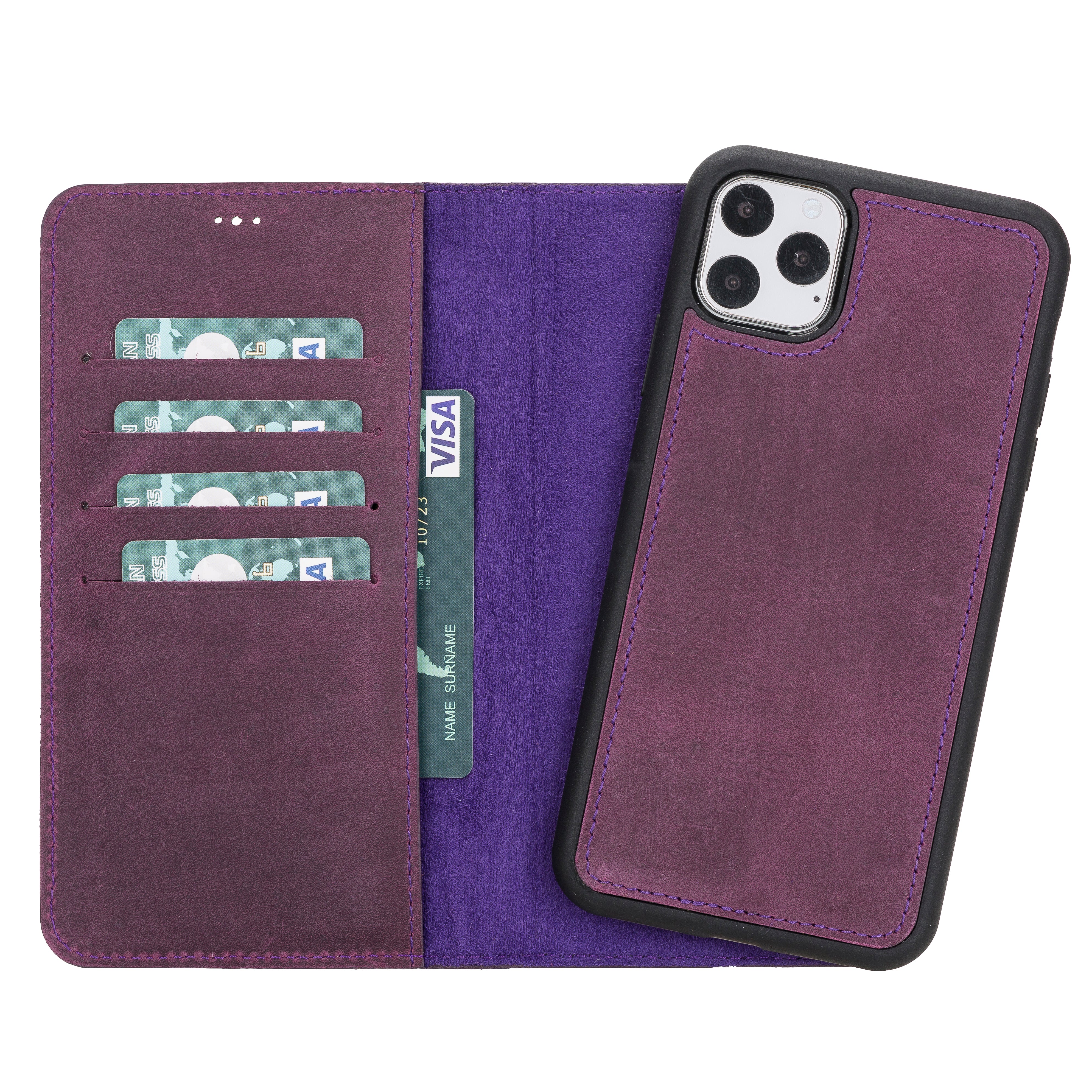 Barchello iPhone 11 Pro Max (6.5") Leather Wallet Case