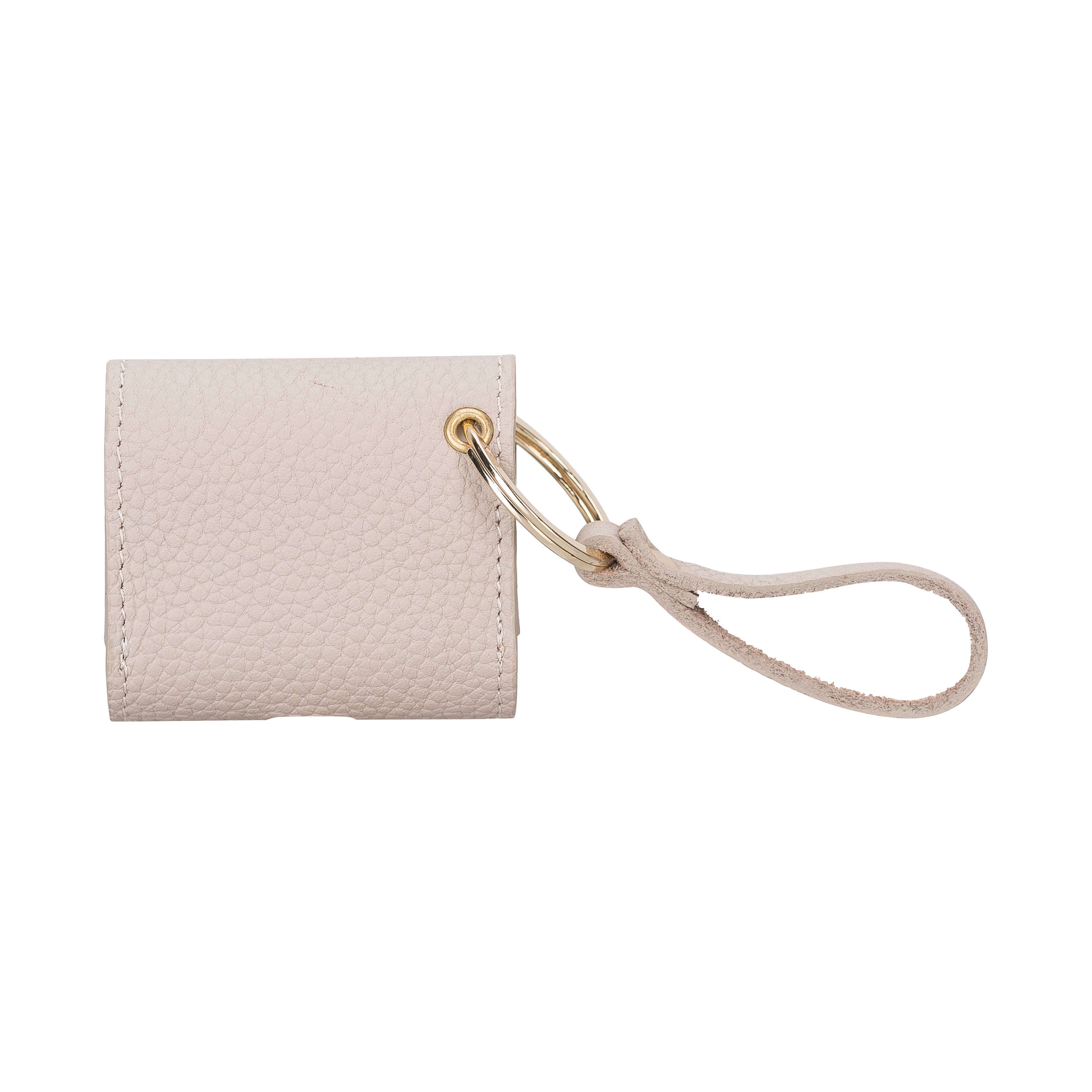 Étui en cuir avec crochet pour AirPods 3 et AirPods 4
