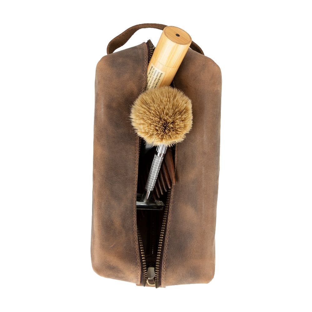 Eve Leather Dopp Kit, Medium