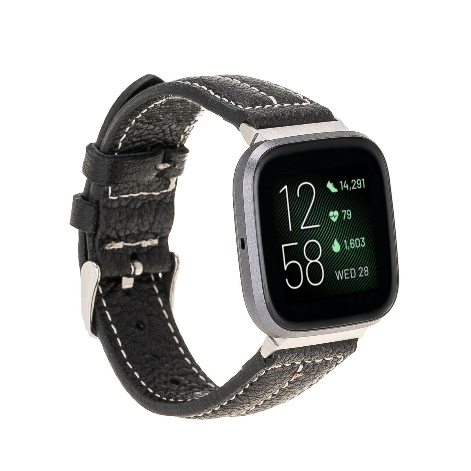 Noble handmade genuine leather Apple Watch band with stainless steel hardware – fits Series 1 to Ultra 2

