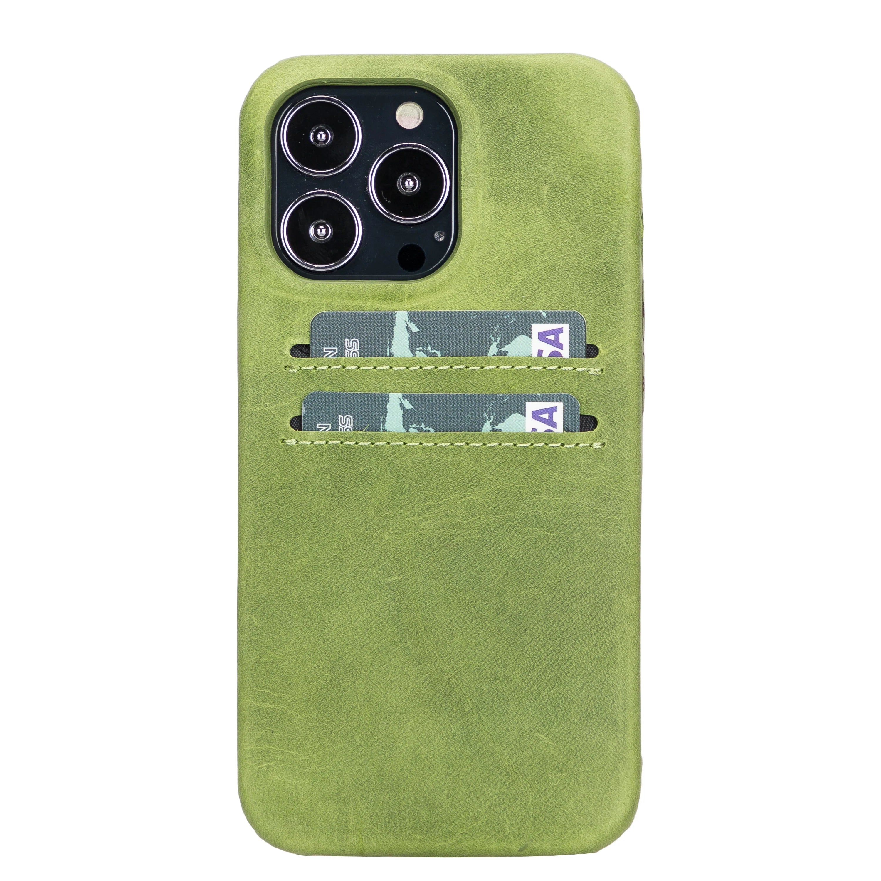 Rock Cover iPhone 13 Pro (6.1") Lederhülle mit Kartenhalter