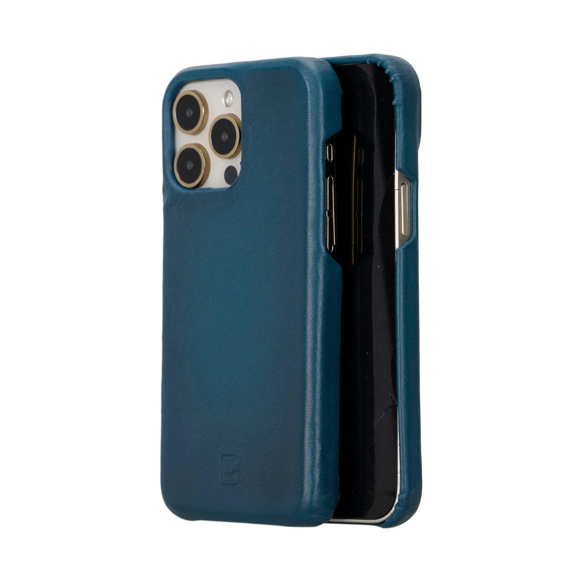 F360 iPhone 15 Series Full Genuine Leather Snap On Back Cover