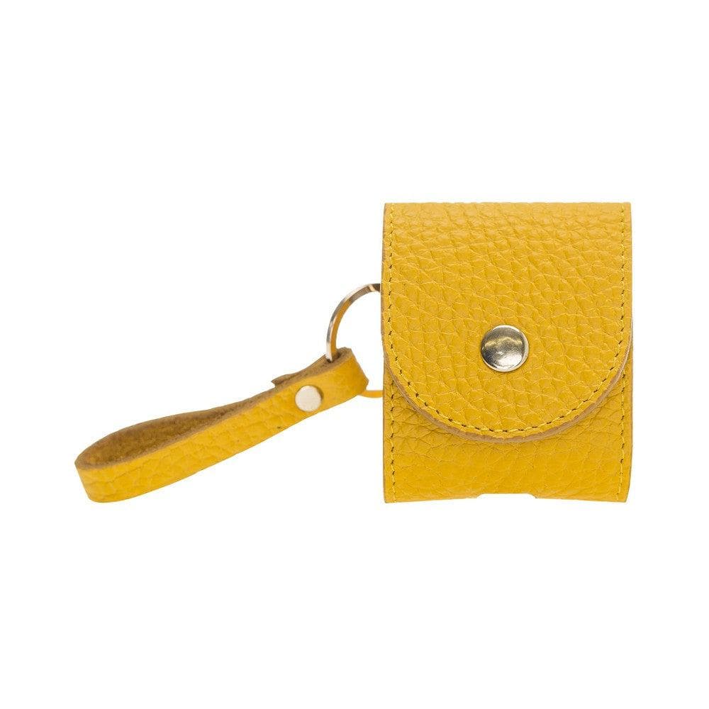 Étui en cuir avec crochet pour AirPods 1 et AirPods 2