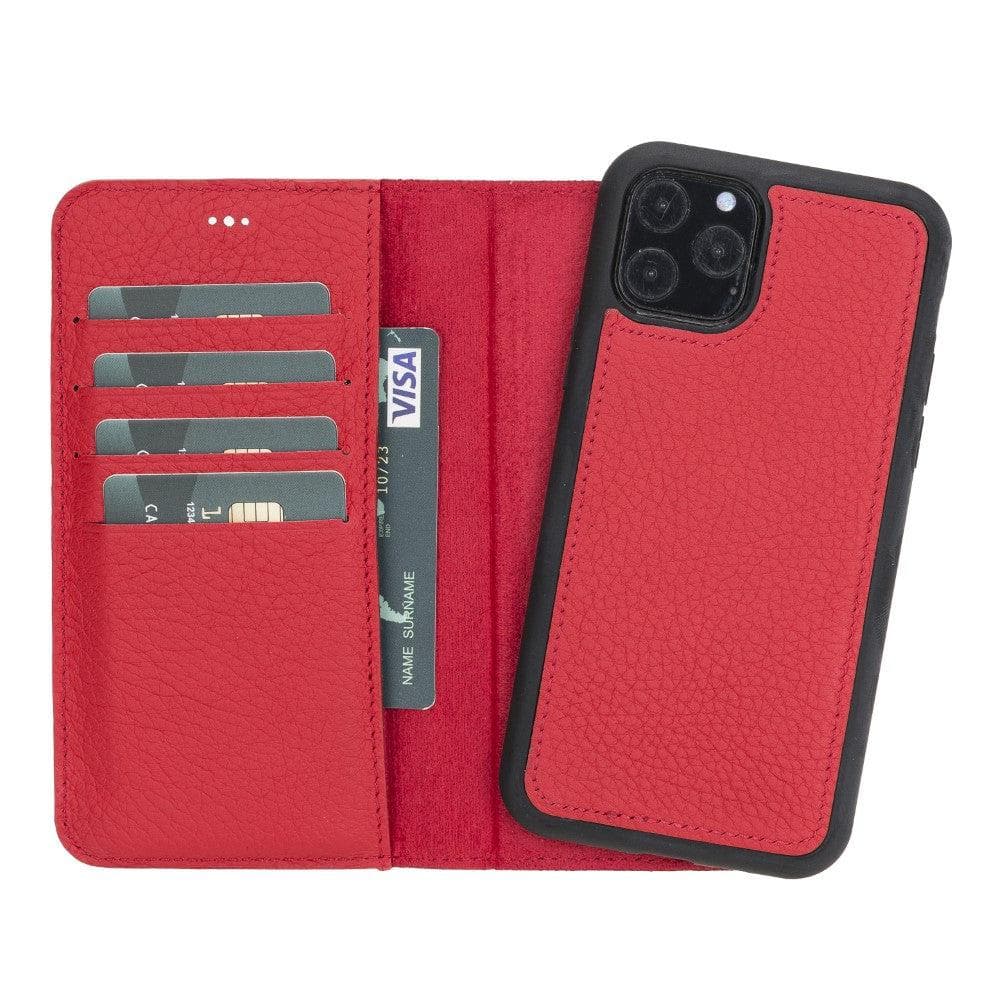 Magic iPhone 11 Series Detachable Genuine Leather Case / MW