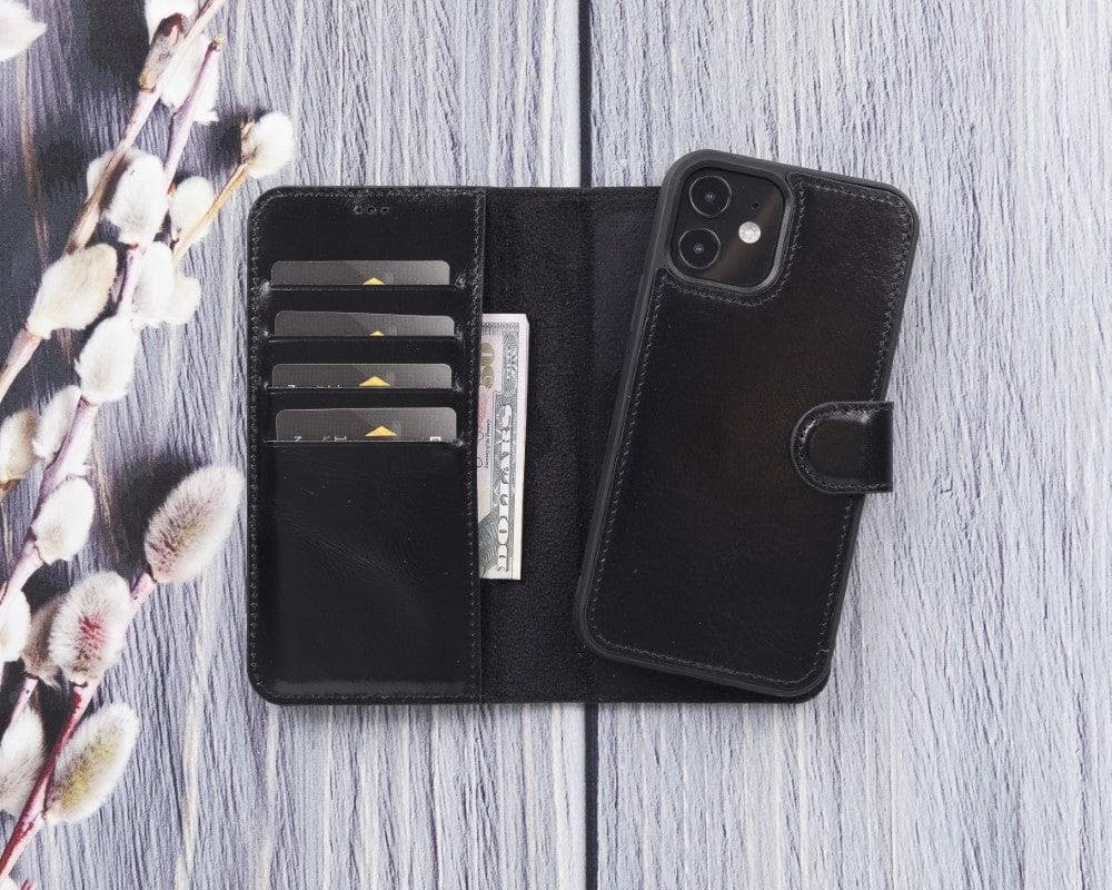 Magic iPhone 12 Mini Detachable Leather Wallet Case