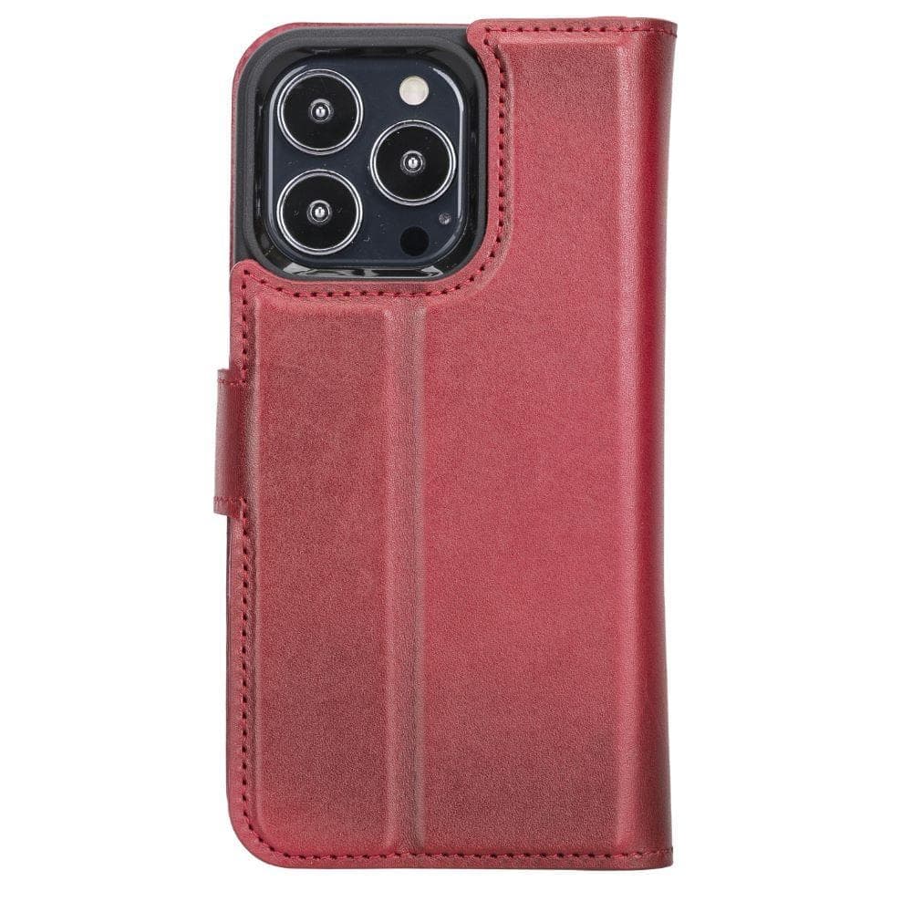 Magic iPhone 13 Series Detachable Genuine Leather Case / MW