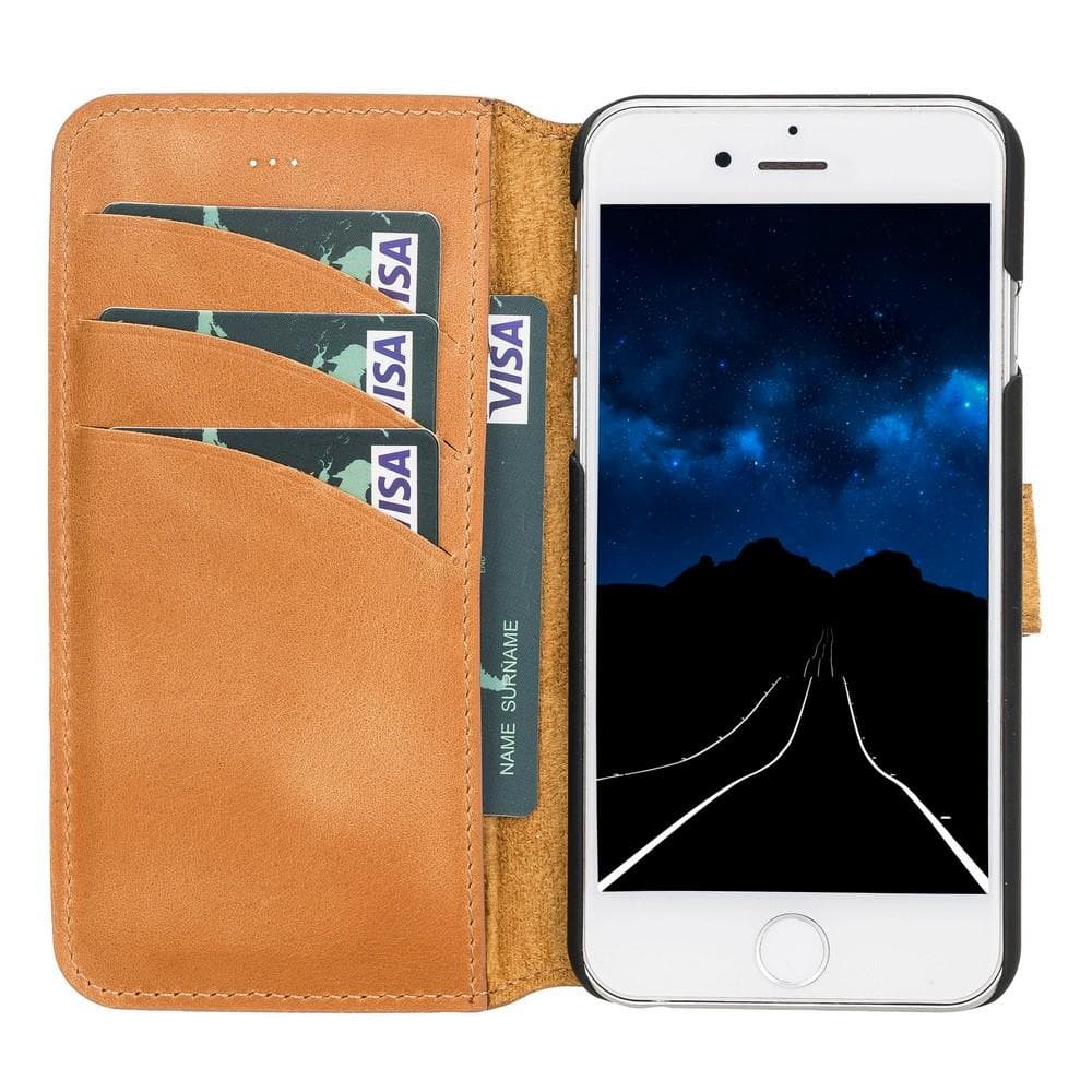 Wallet Case iPhone 6 Series Non-Detachable Genuine Leather Wallet Case - WC