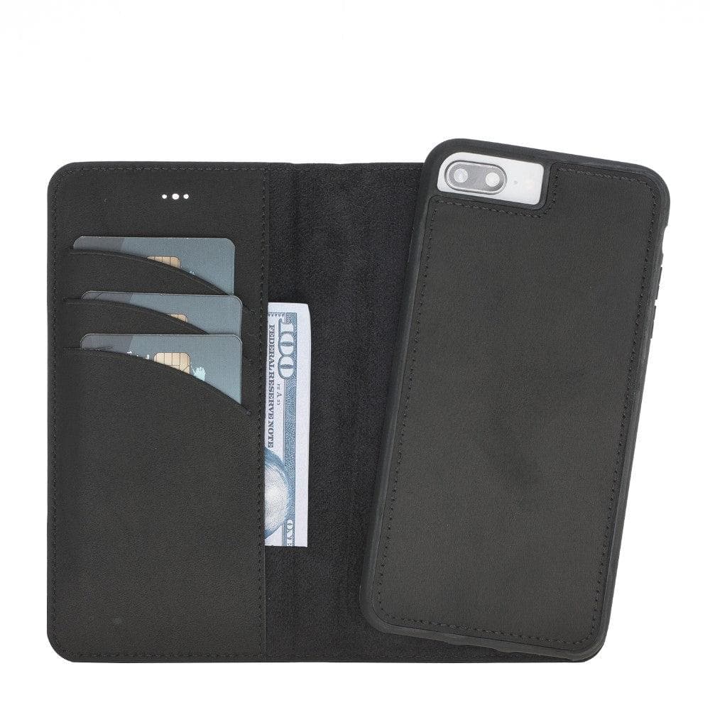 Magic iPhone SE / 8 / 7 Detachable Leather Wallet Case