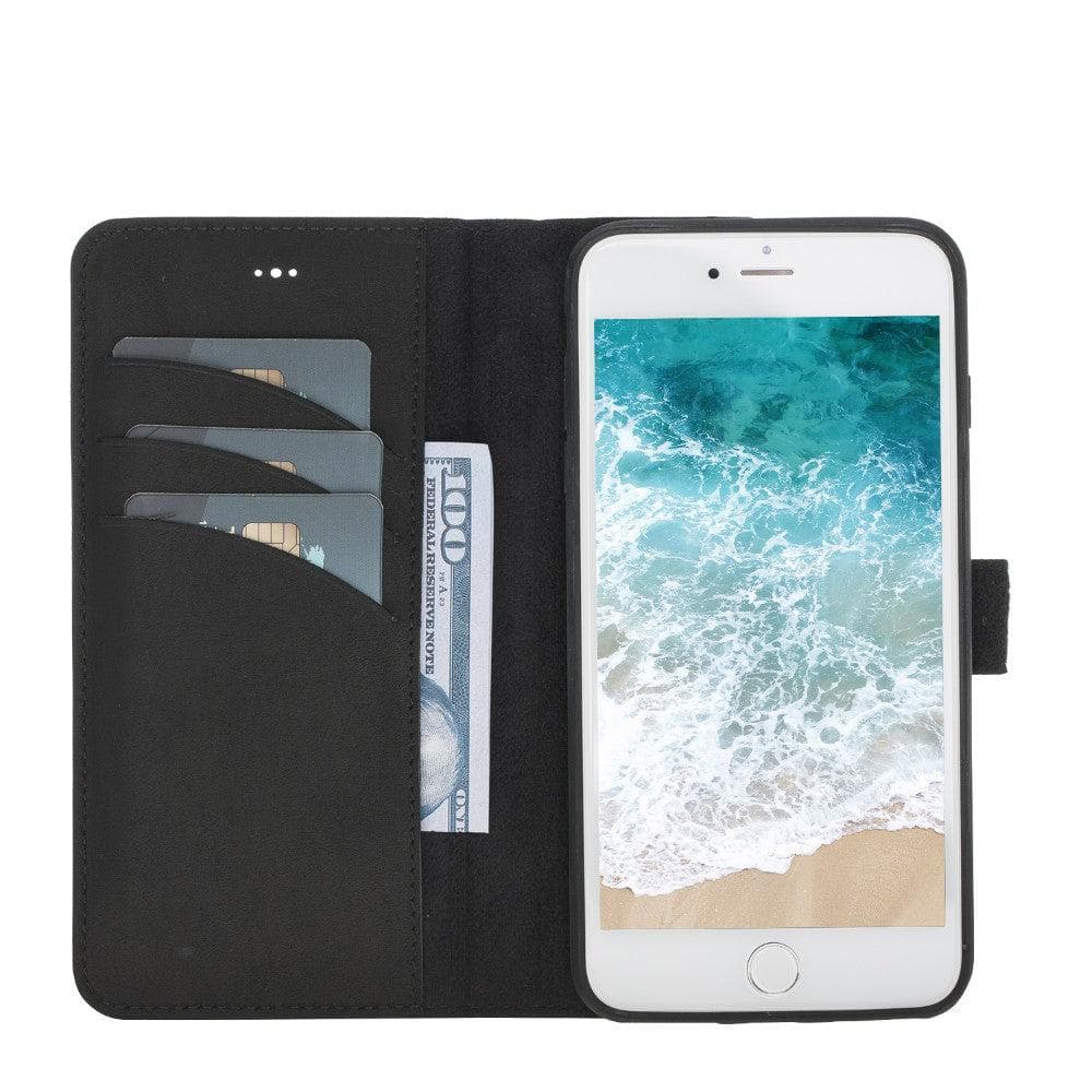 Magic iPhone SE / 8 / 7 Detachable Leather Wallet Case