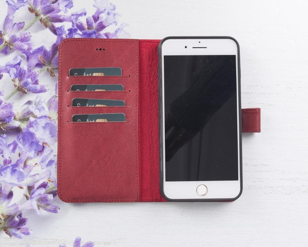 Magic iPhone SE / 8 / 7 Detachable Leather Wallet Case