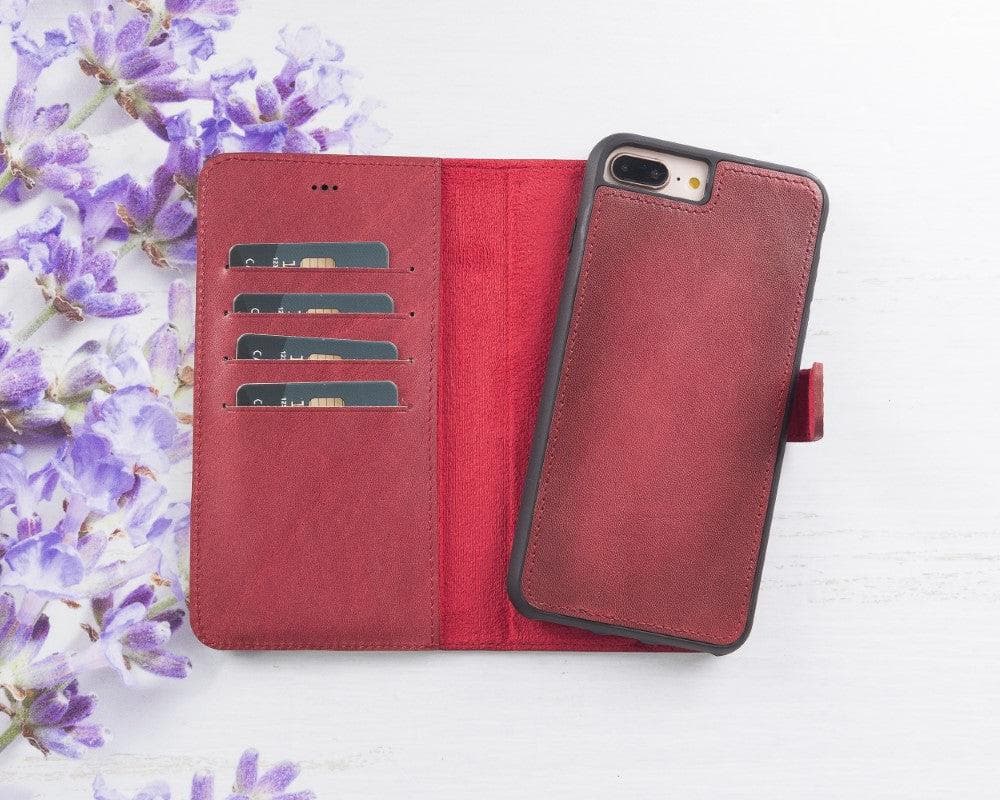 Magic iPhone SE / 8 / 7 Detachable Leather Wallet Case