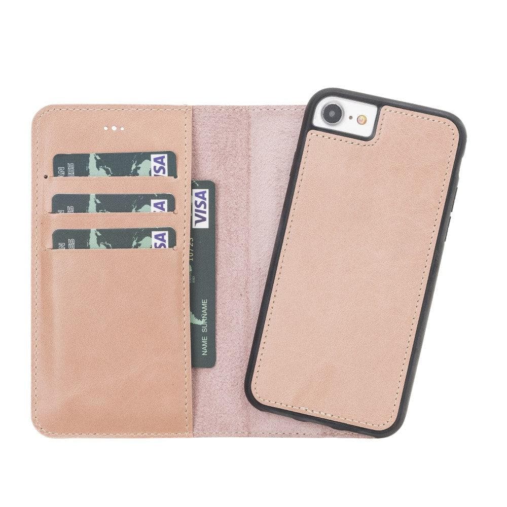 Magic iPhone SE / 8 / 7 Detachable Leather Wallet Case