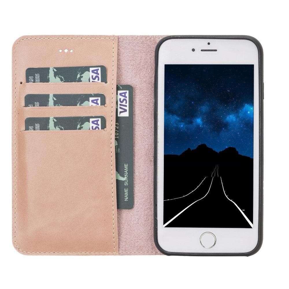 Magic iPhone SE / 8 / 7 Detachable Leather Wallet Case