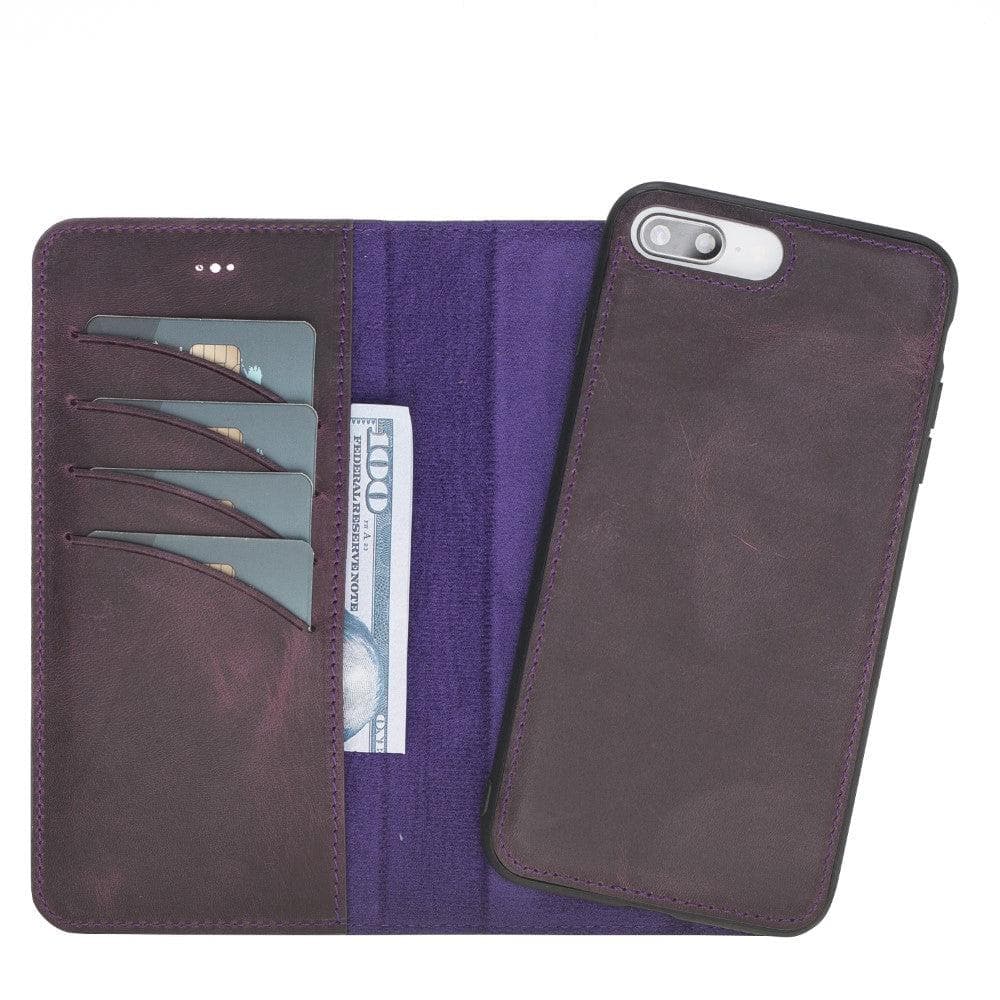 Magic iPhone SE / 8 / 7 Detachable Leather Wallet Case