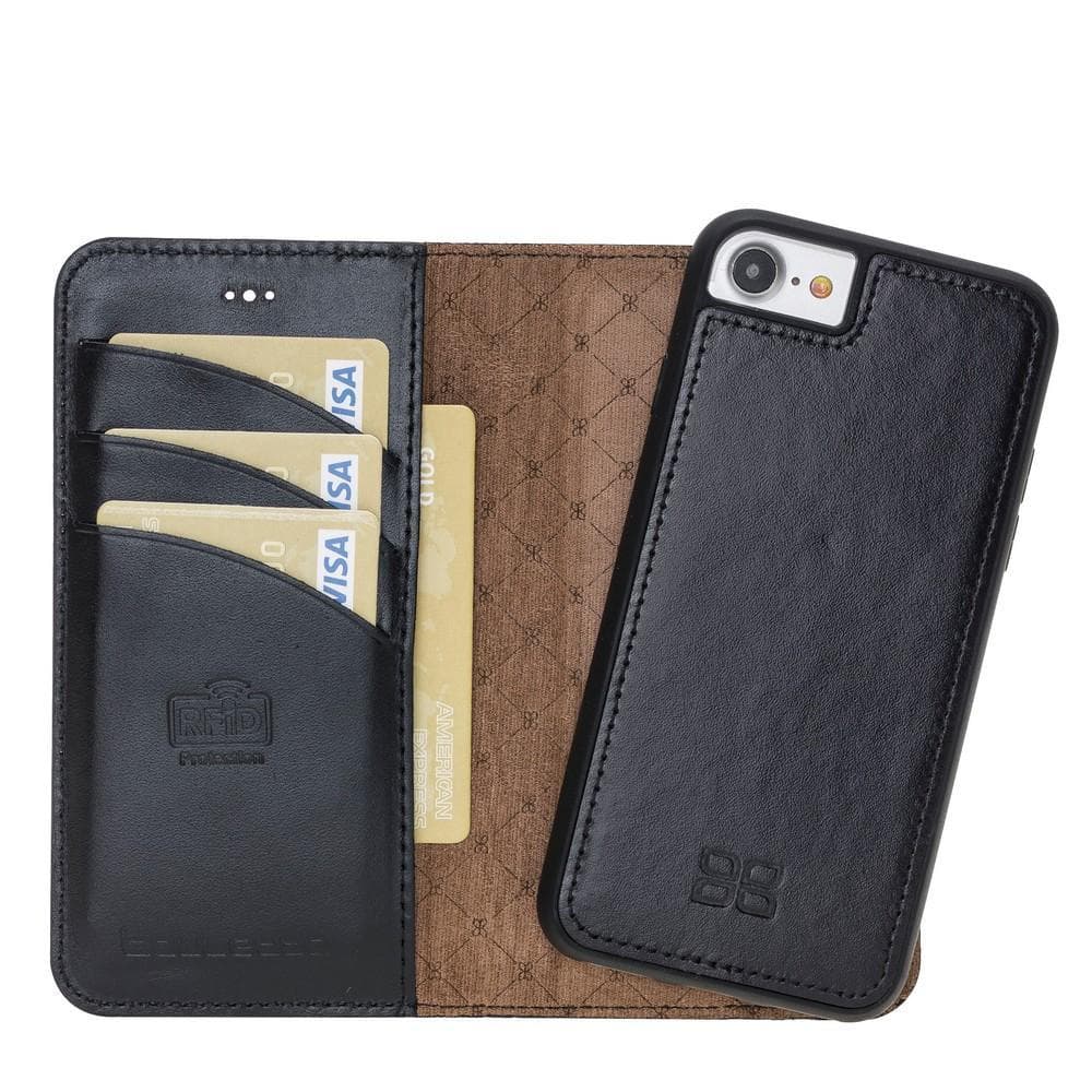 Magic iPhone SE / 8 / 7 Detachable Leather Wallet Case