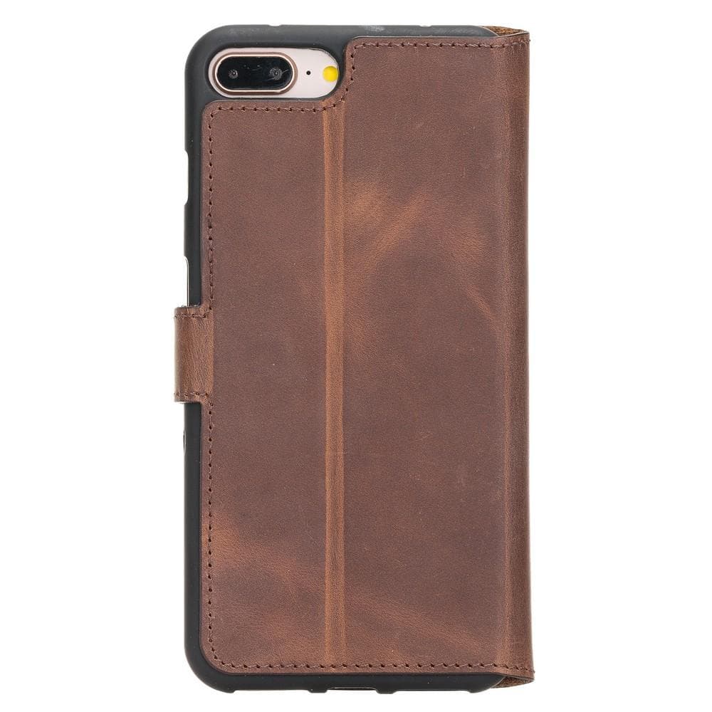 Wallet Case iPhone 7 Plus - 8 Plus Non-Detachable Genuine Leather Wallet Case - WC