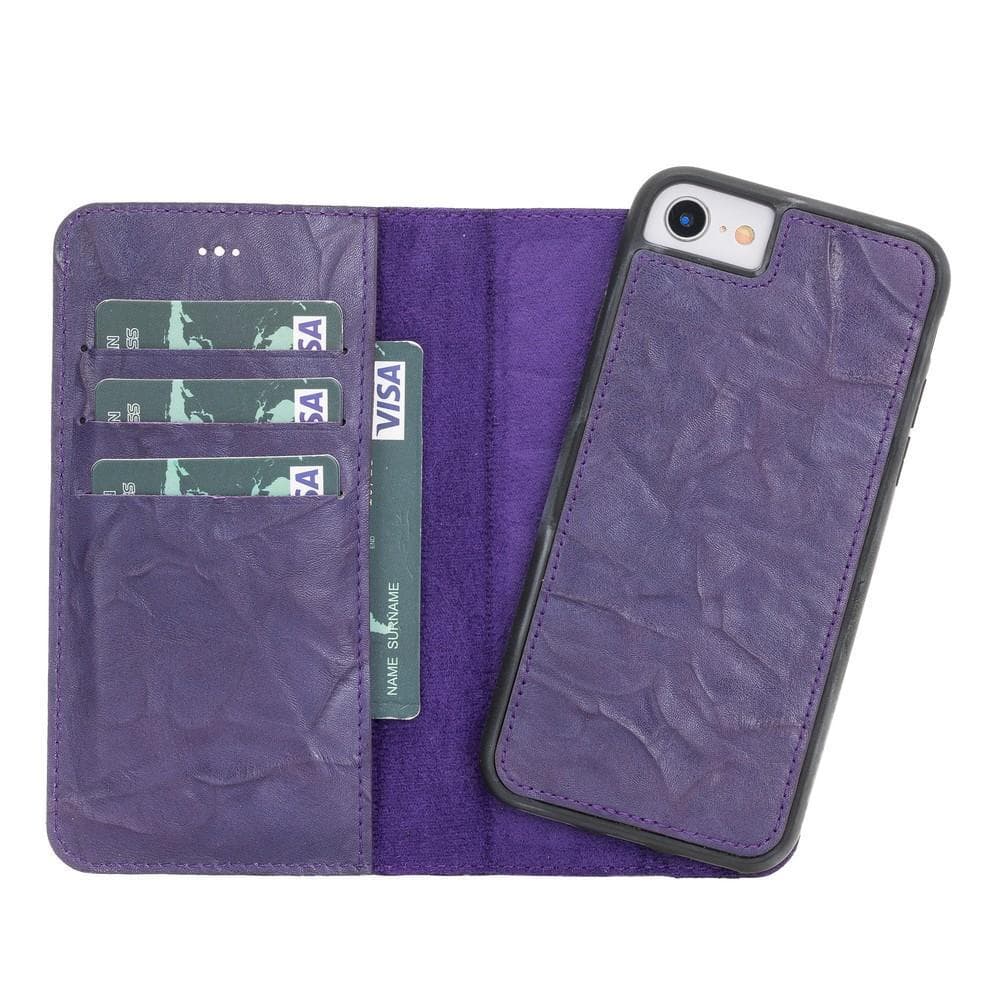 Magic iPhone SE / 8 / 7 Detachable Leather Wallet Case