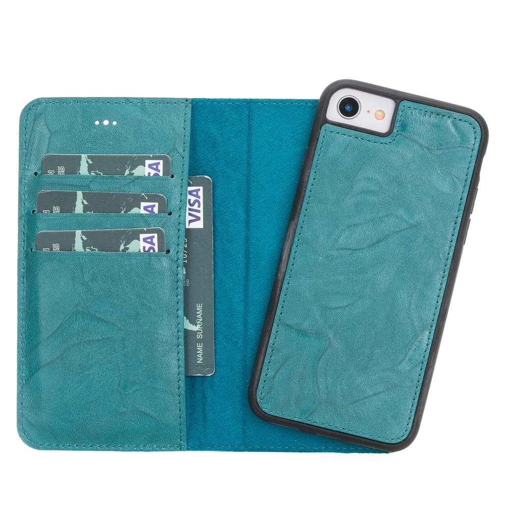 Magic iPhone SE / 8 / 7 Detachable Leather Wallet Case