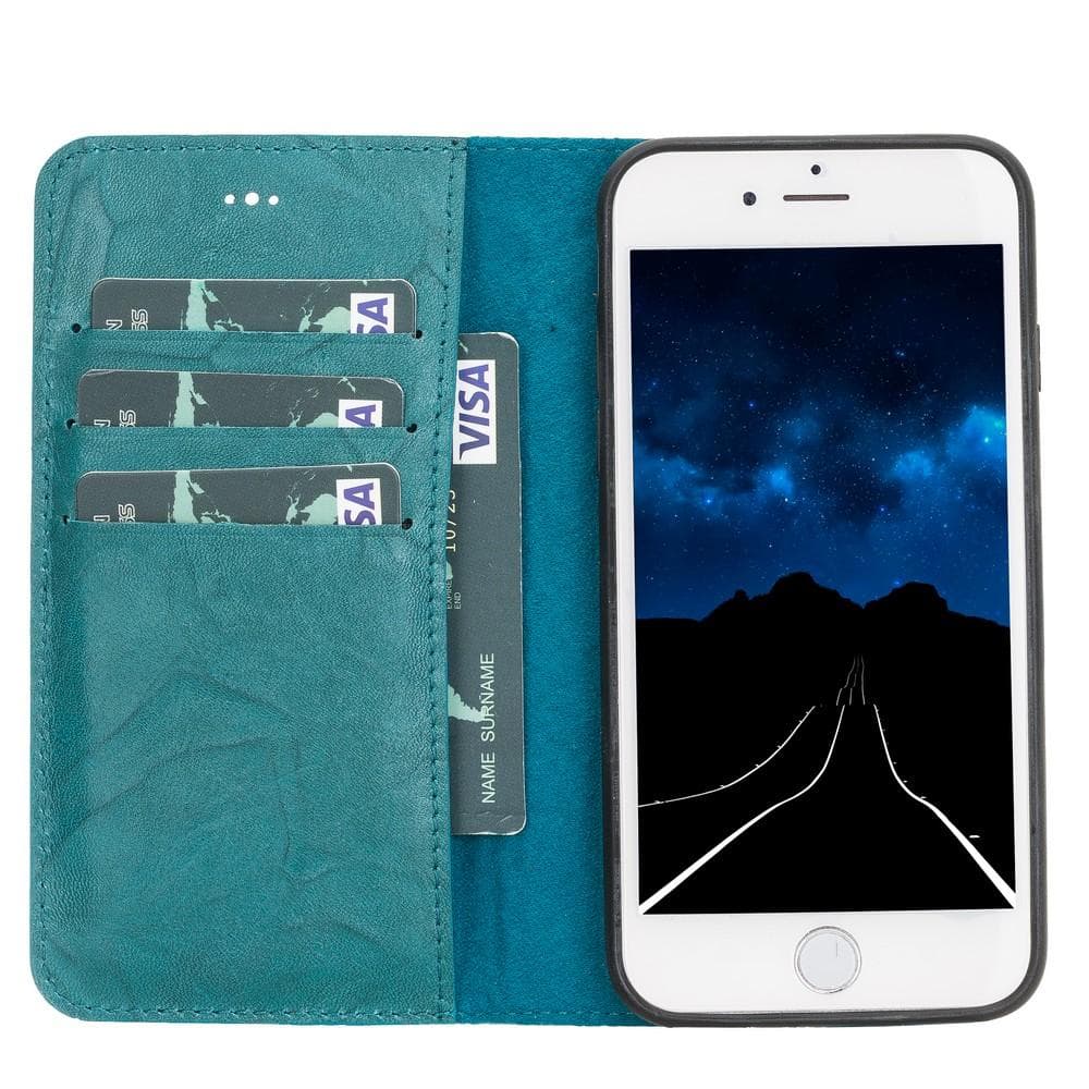 Magic iPhone SE / 8 / 7 Detachable Leather Wallet Case