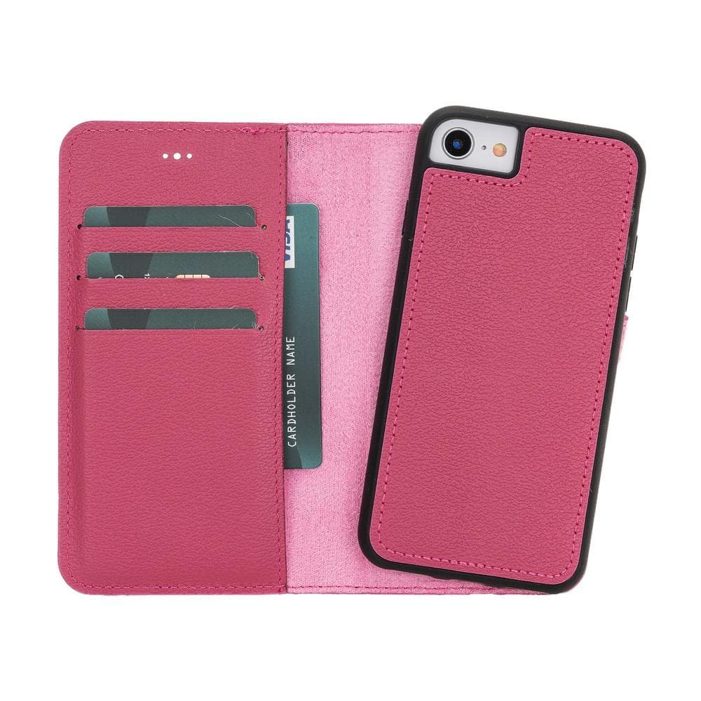 Magic iPhone SE / 8 / 7 Detachable Leather Wallet Case