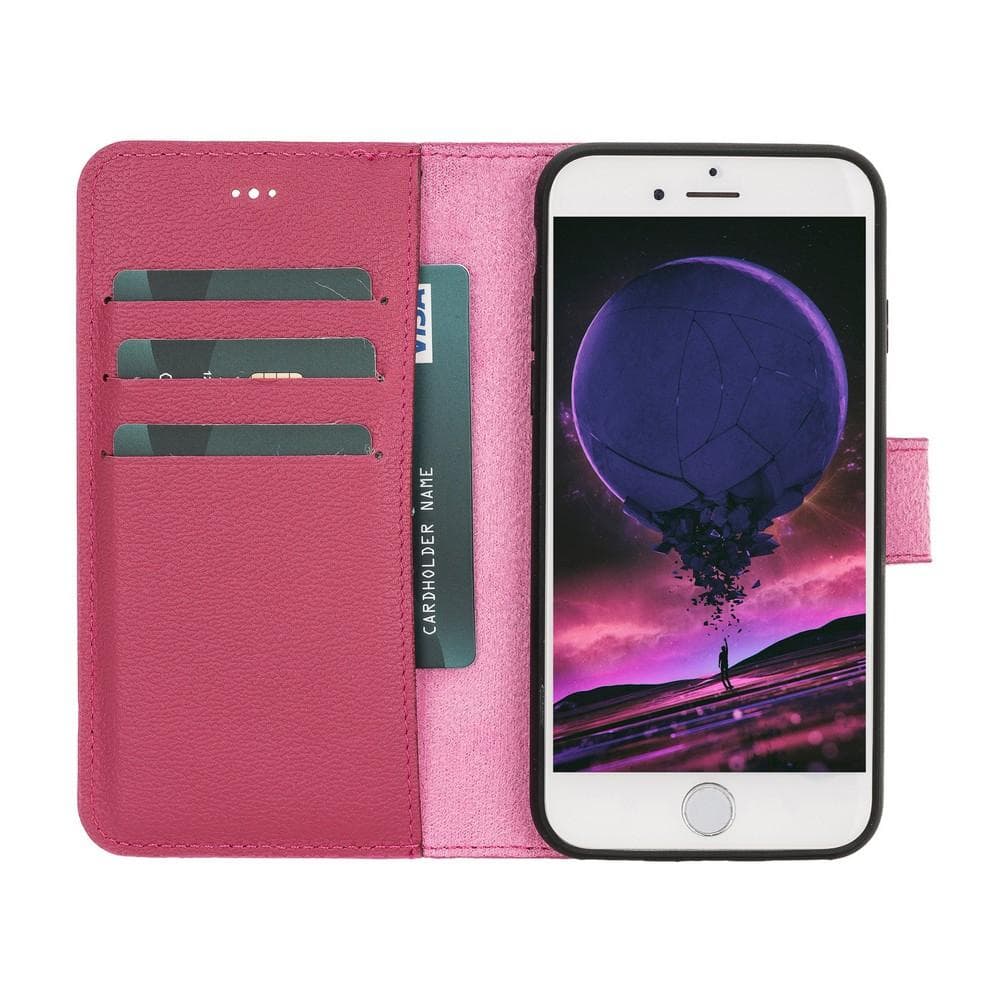 Magic iPhone SE / 8 / 7 Detachable Leather Wallet Case