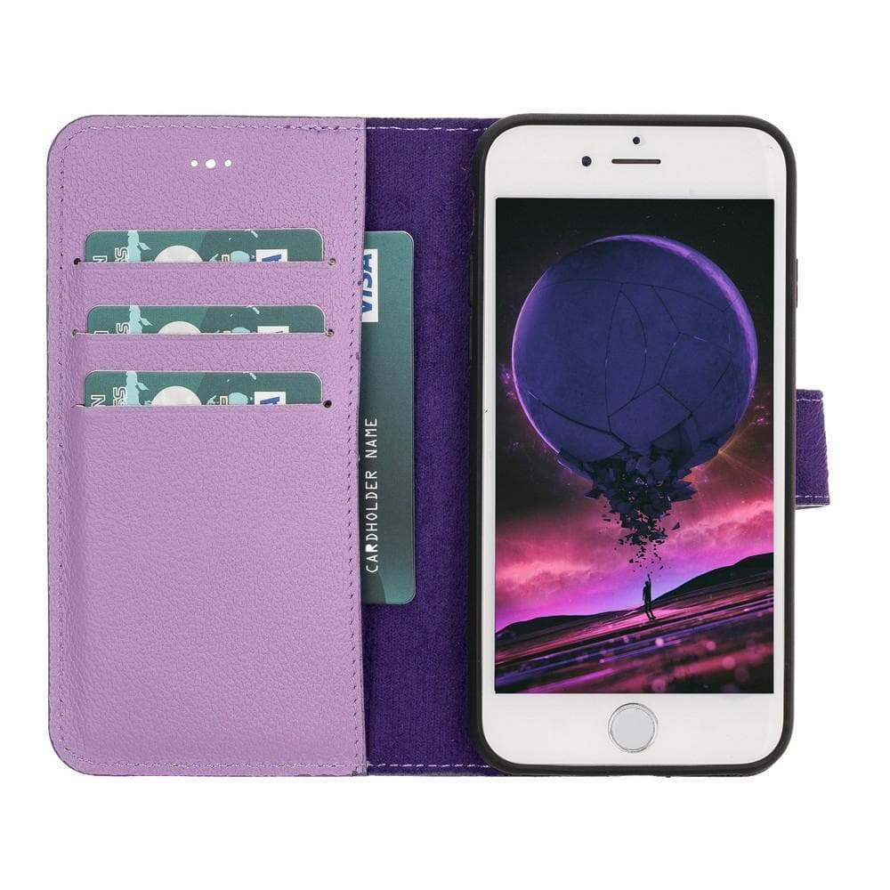 Magic iPhone SE / 8 / 7 Detachable Leather Wallet Case