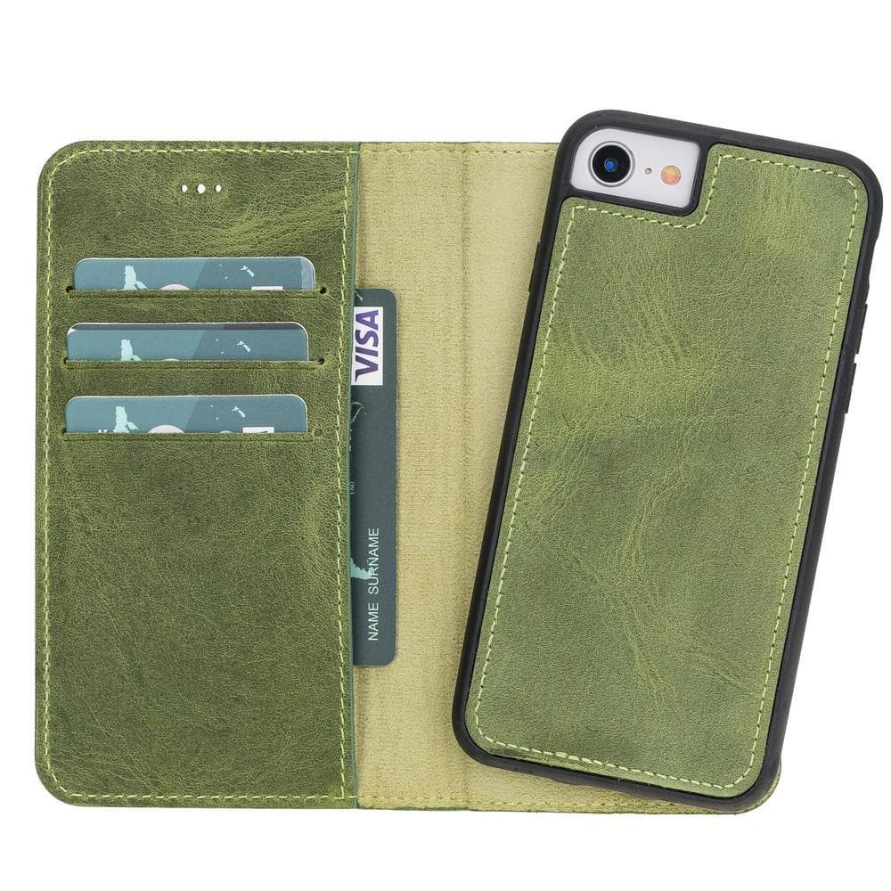 Magic iPhone SE / 8 / 7 Detachable Leather Wallet Case