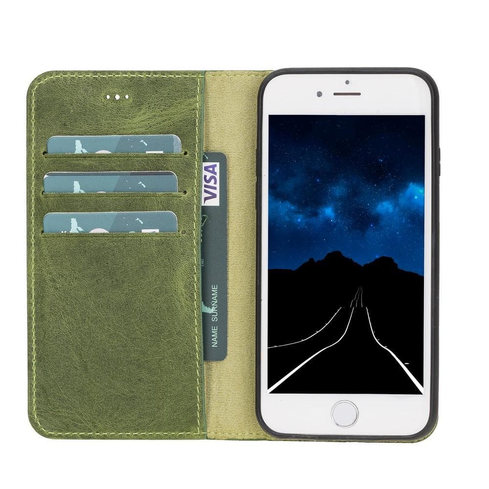 Magic iPhone SE / 8 / 7 Detachable Leather Wallet Case