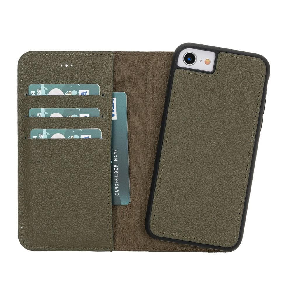 Magic iPhone SE / 8 / 7 Detachable Leather Wallet Case