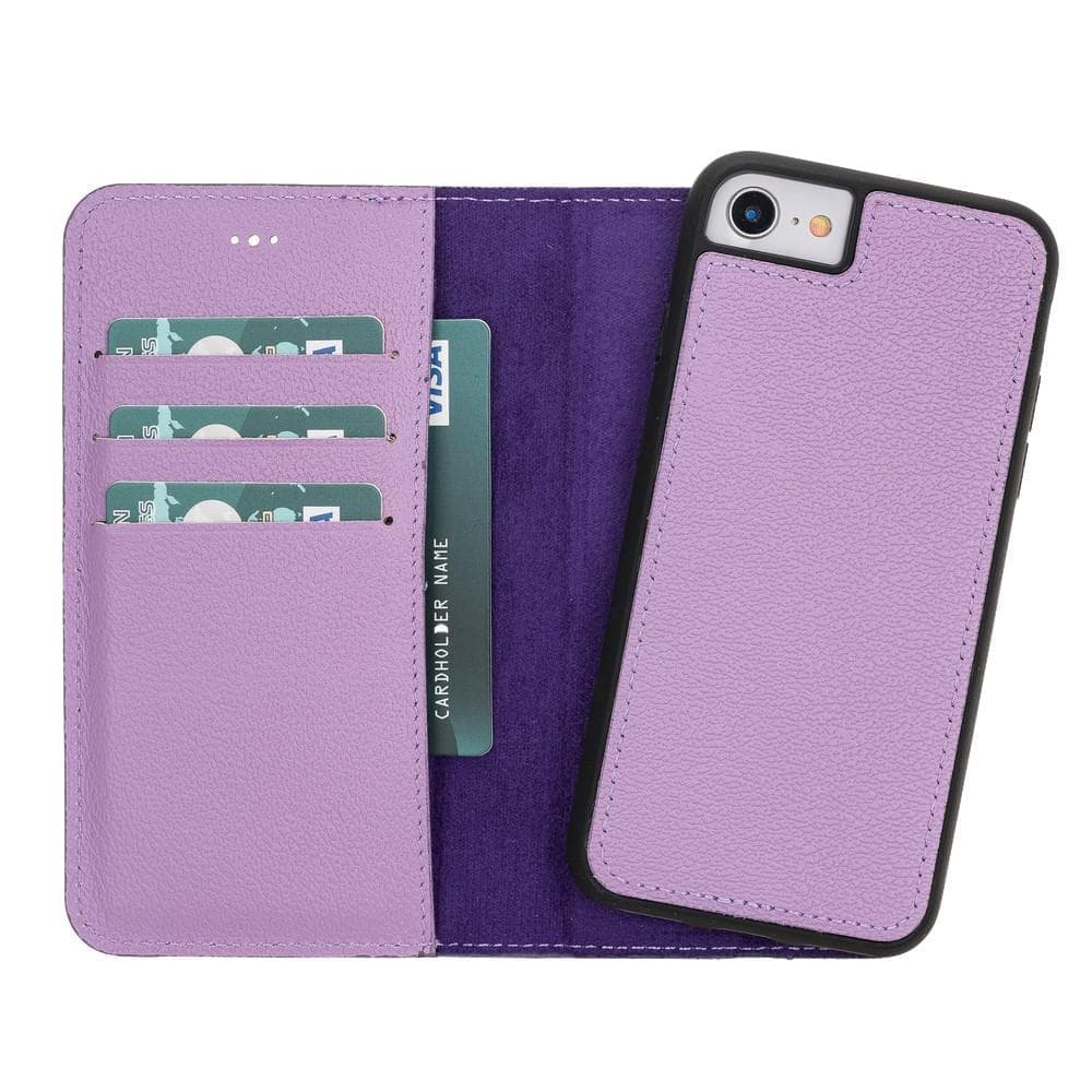 Magic iPhone SE / 8 / 7 Detachable Leather Wallet Case