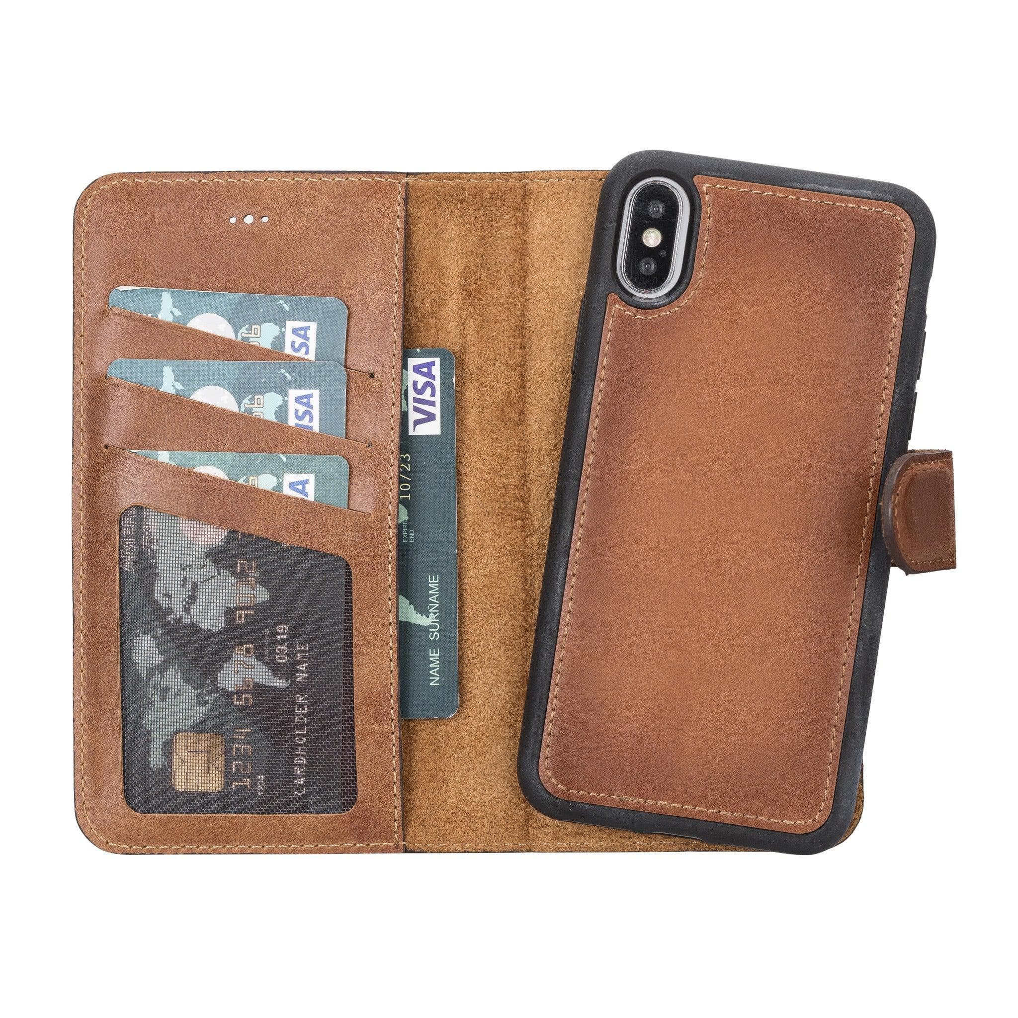 Magic iPhone X / XS Detachable Leather Wallet Case