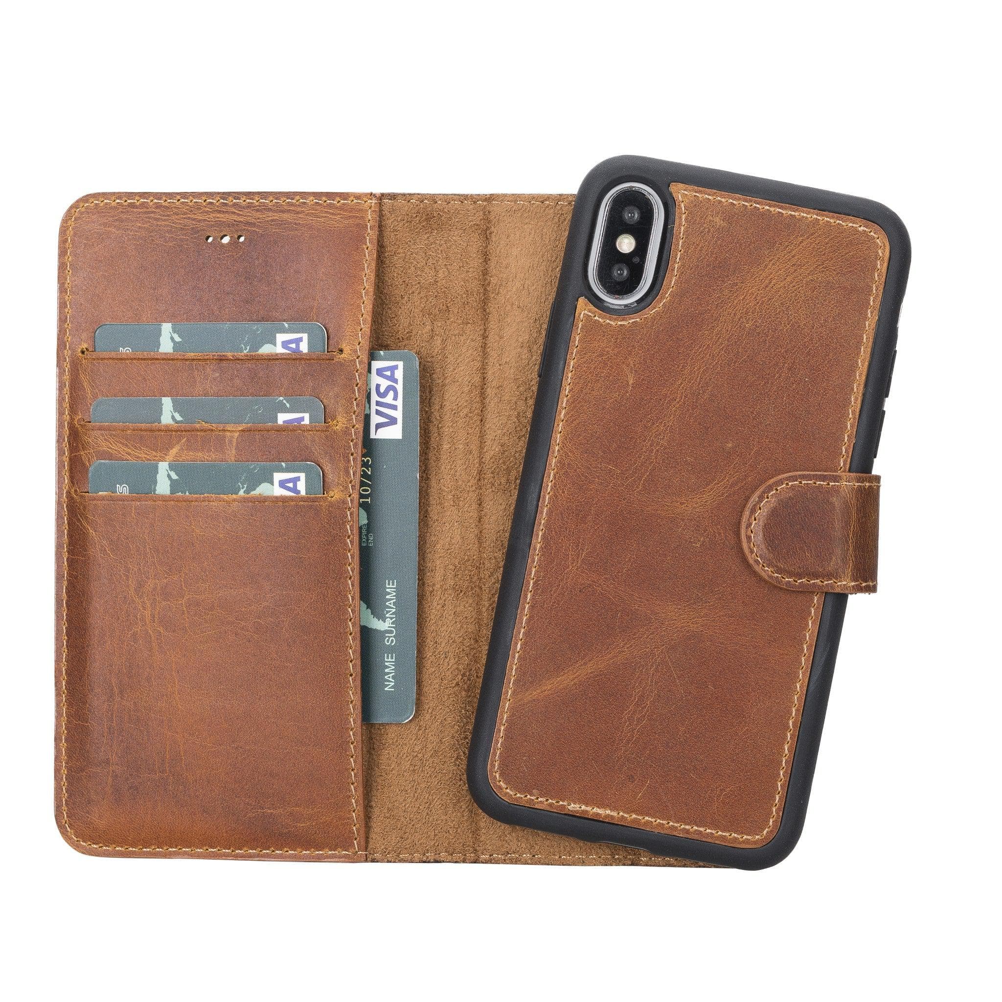 Magic iPhone XR Detachable Leather Wallet Case