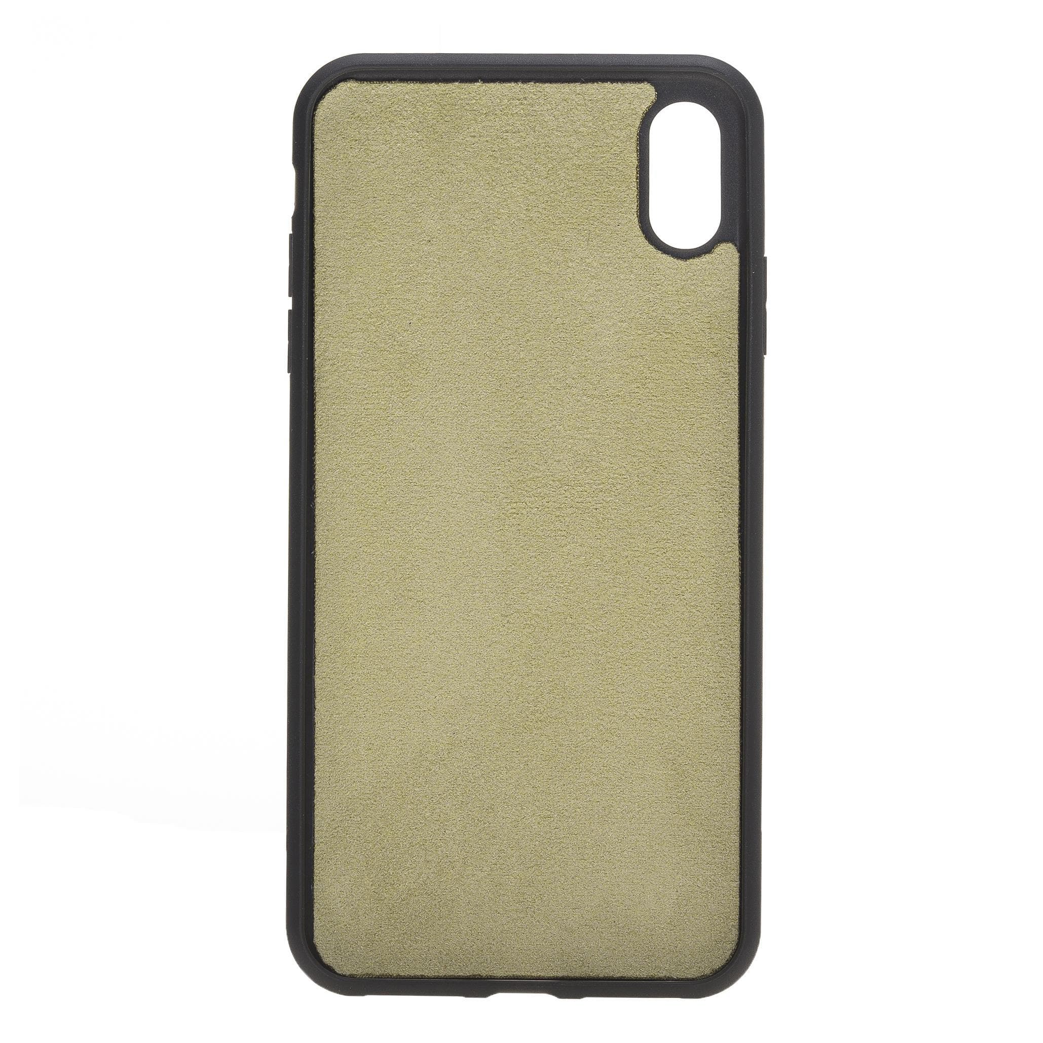 Coque arrière en cuir véritable Flex Cover pour iPhone série X / FXC