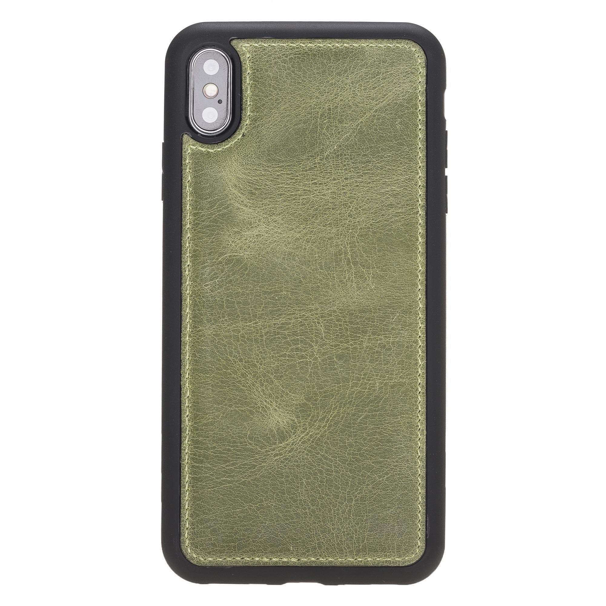 Coque arrière en cuir véritable Flex Cover pour iPhone série X / FXC