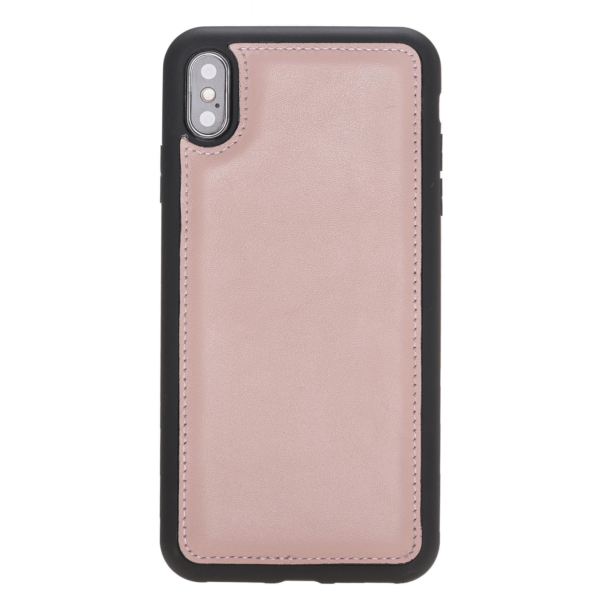 Coque arrière en cuir véritable Flex Cover pour iPhone série X / FXC