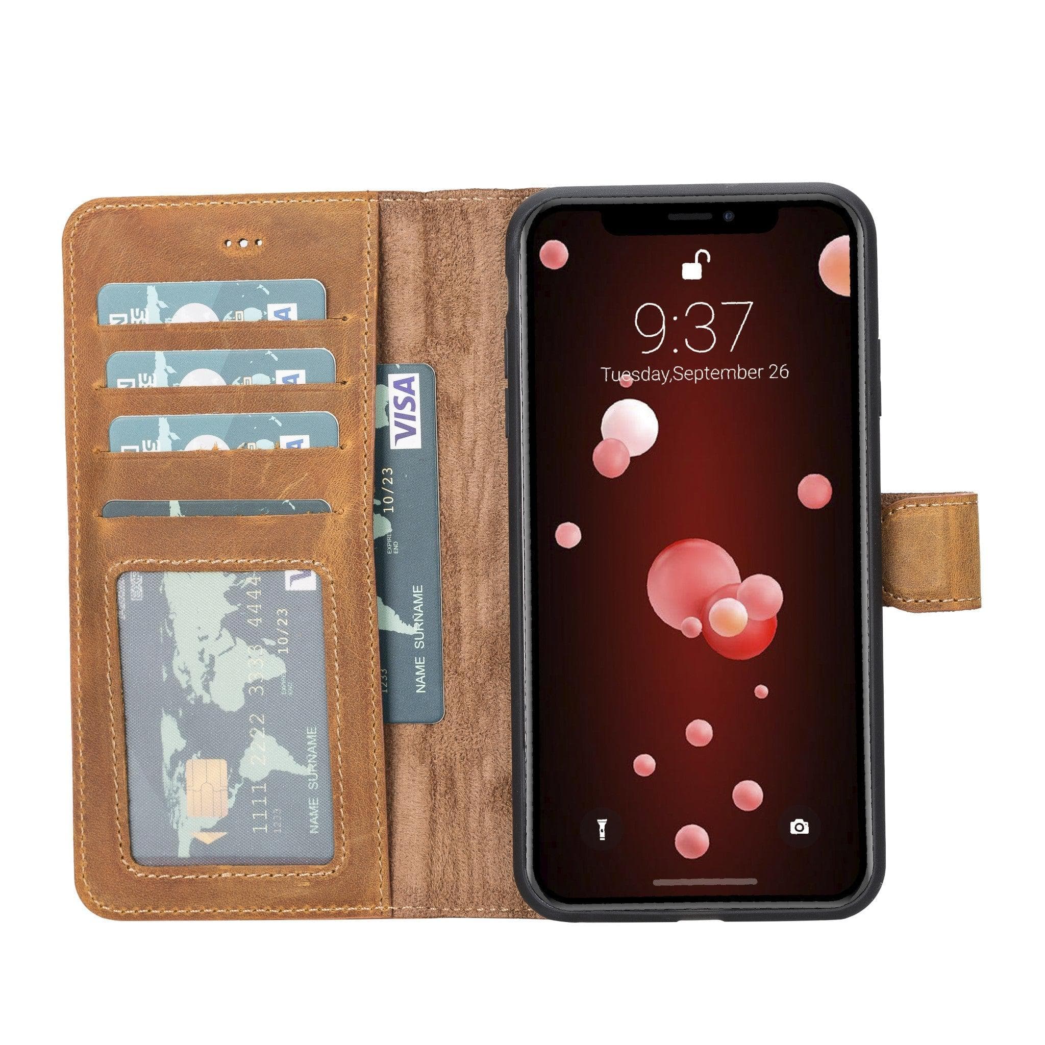 Magic iPhone XS Max Detachable Genuine Leather Case / MW