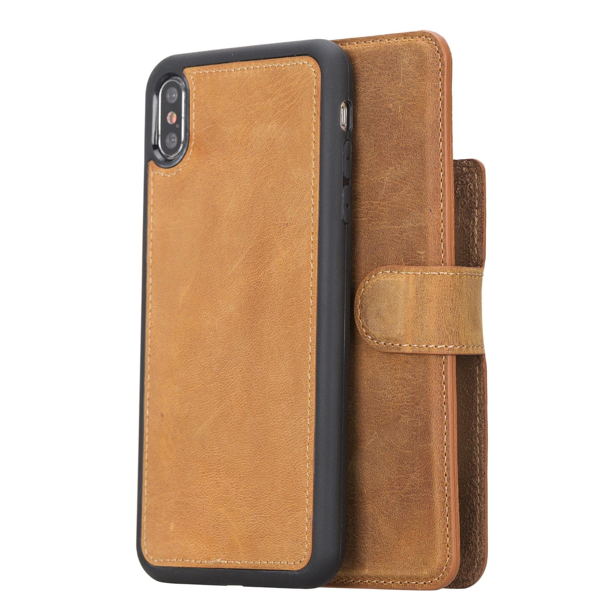 Magic iPhone XS Max Detachable Genuine Leather Case / MW