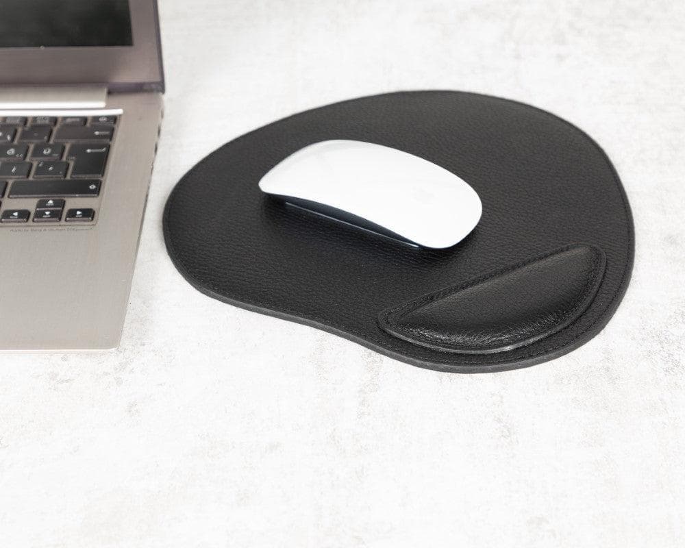 Cushioned Genuine Leather Mouse Pad