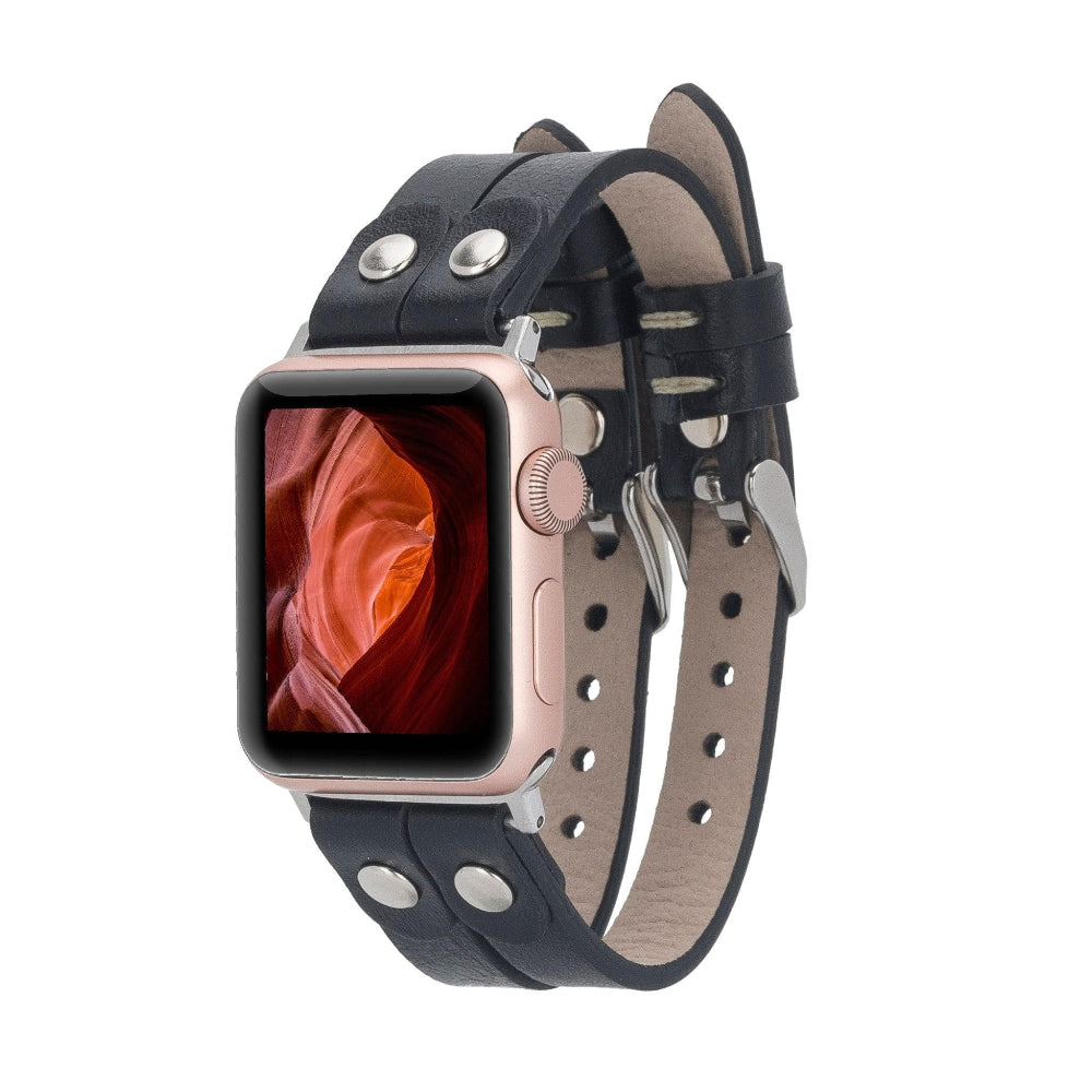 Durham Ely Leather Apple Watch Double Band