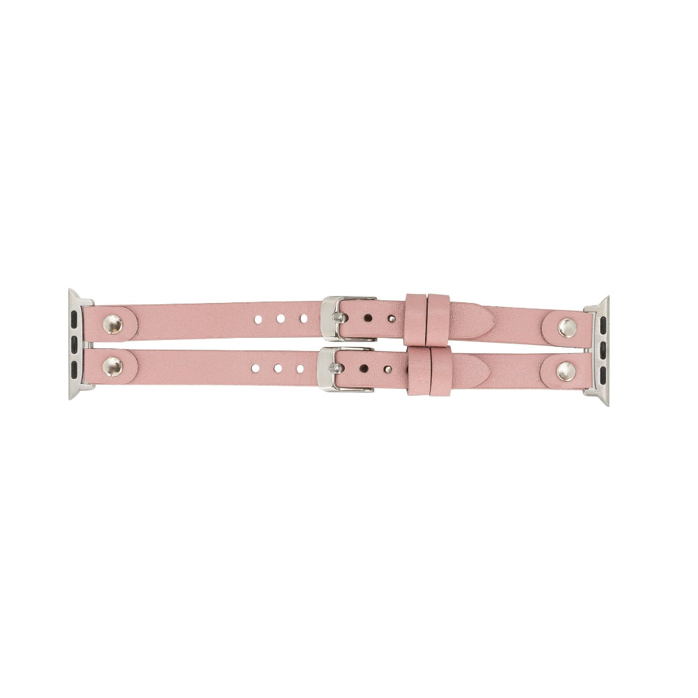 Bracelet double en cuir Durham Ely pour Apple Watch