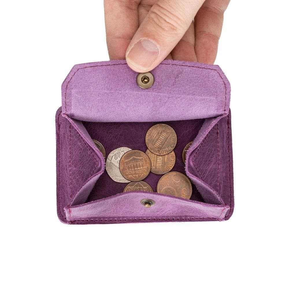 Functional Genuine Leather Coin Holder