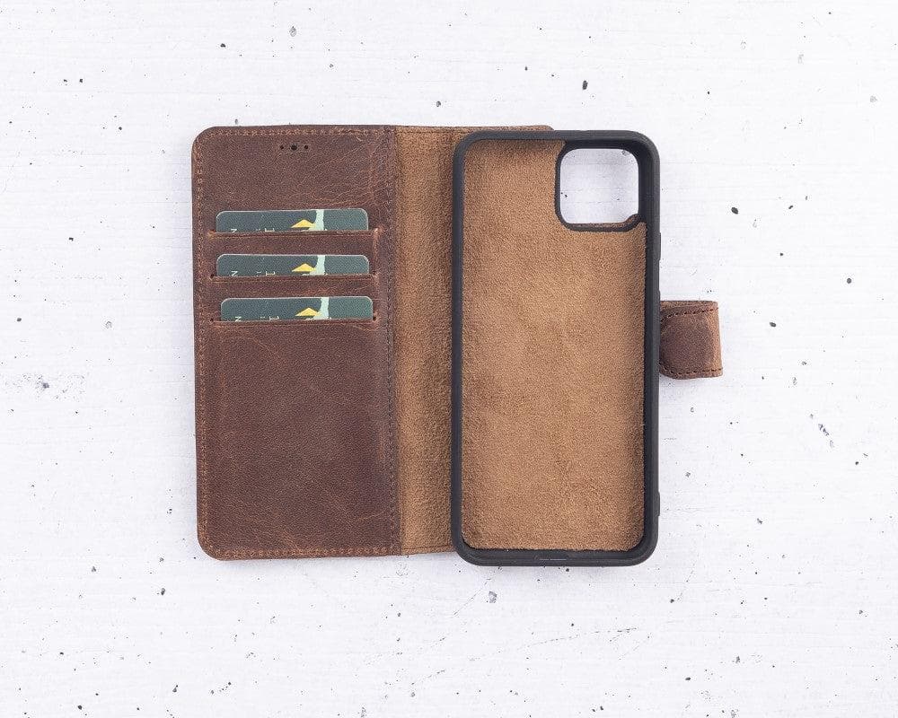 Magic Google Pixel 4 Series Detachable Genuine Leather Wallet Case