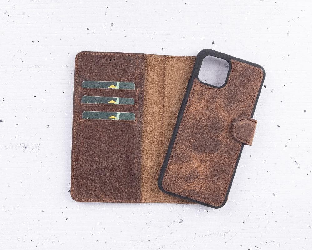 Magic Google Pixel 4 Series Detachable Genuine Leather Wallet Case