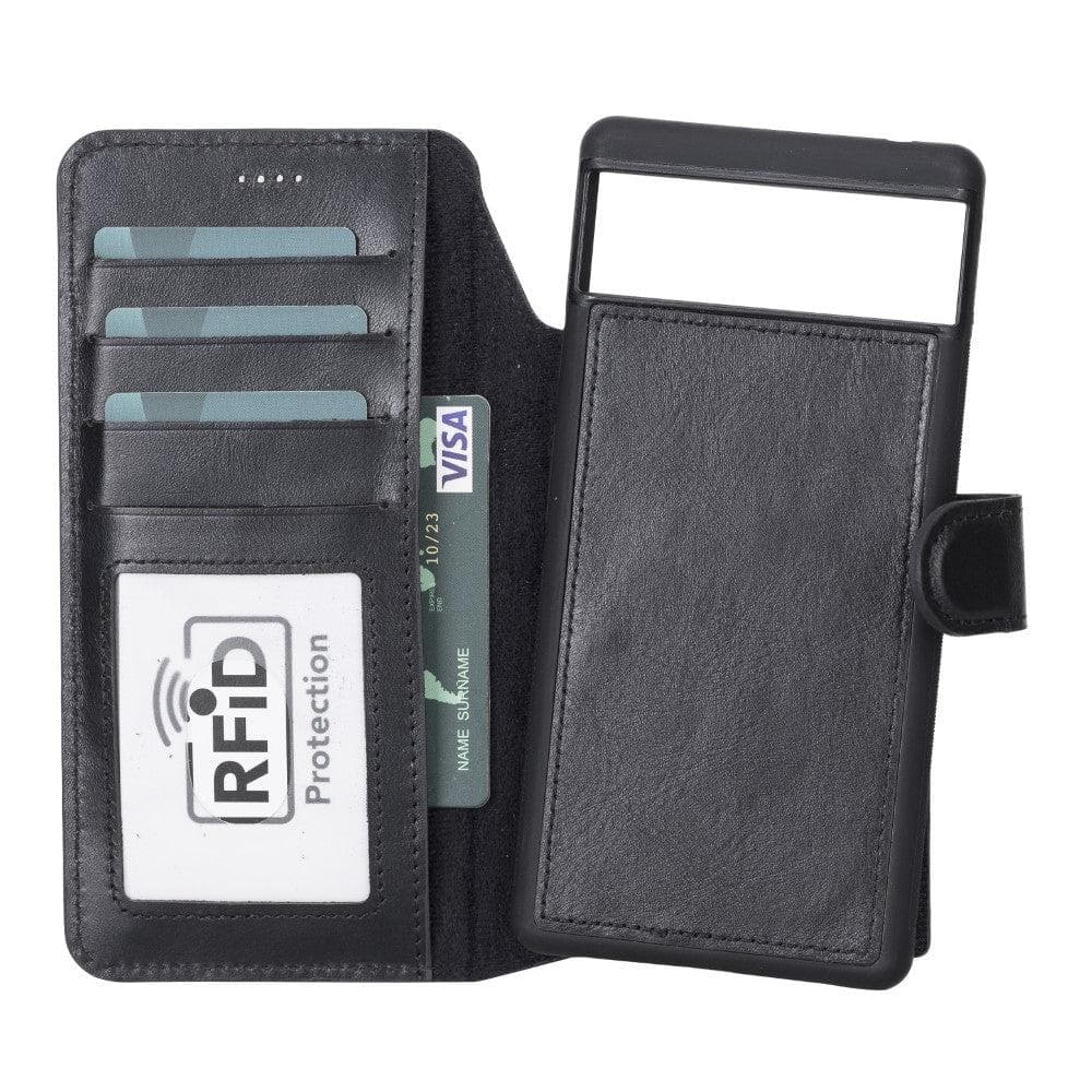 Magic Google Pixel 6 Detachable Leather Wallet Case