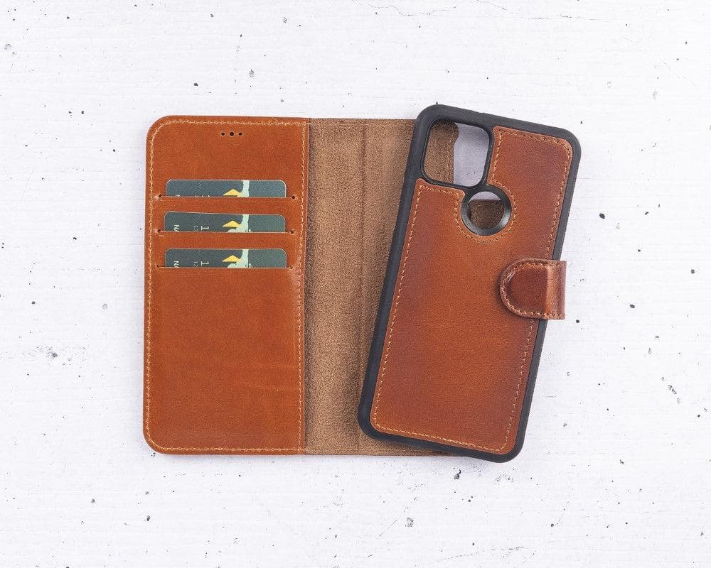 Magic Google Pixel 5 Detachable Leather Wallet Case