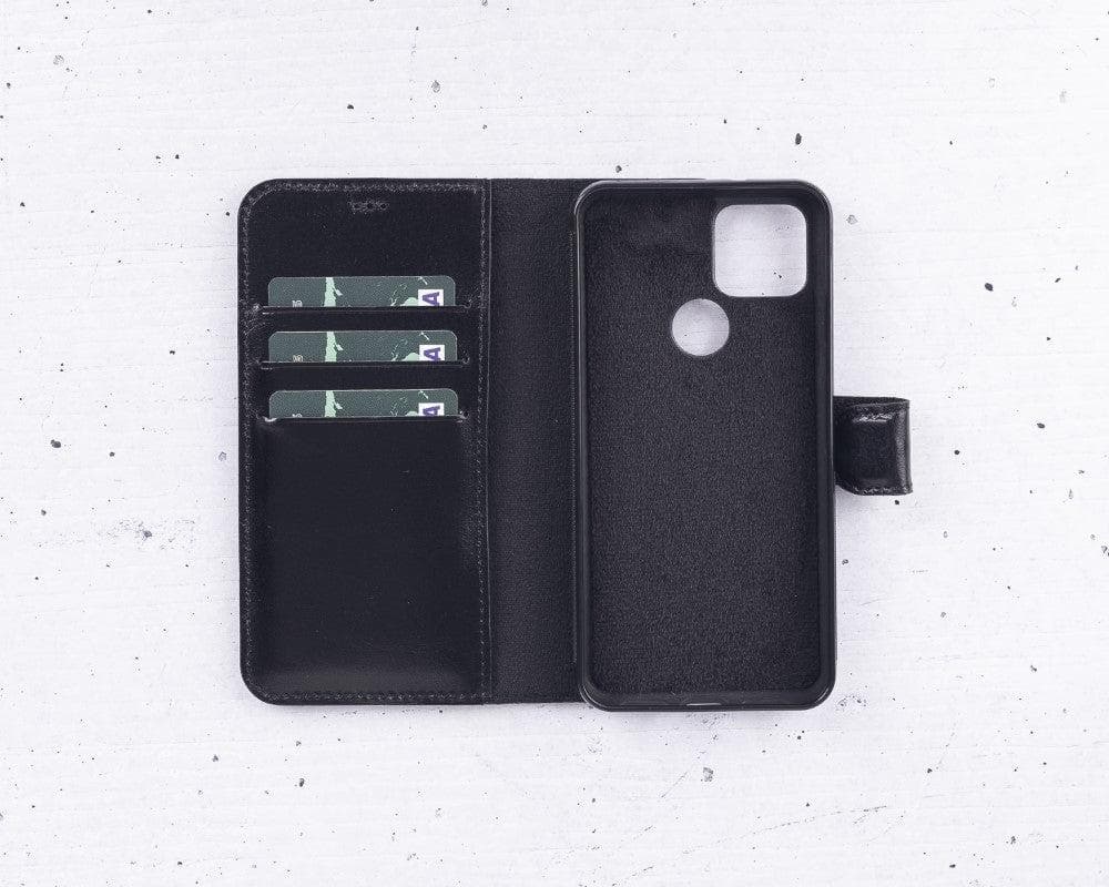 Étui portefeuille amovible en cuir Magic pour Google Pixel 5
