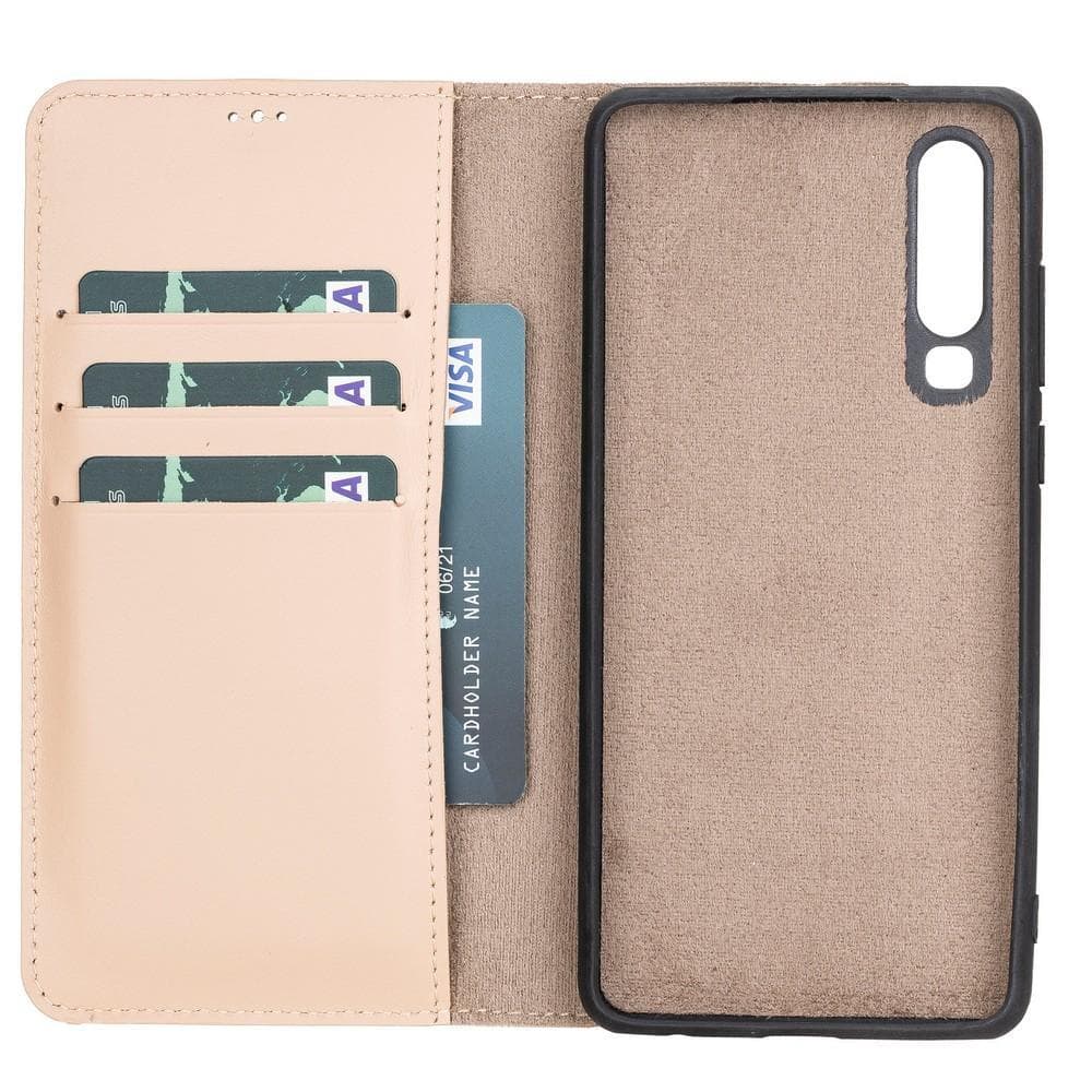 Huawei P30 Magic Detachable Genuine Leather Wallet Case