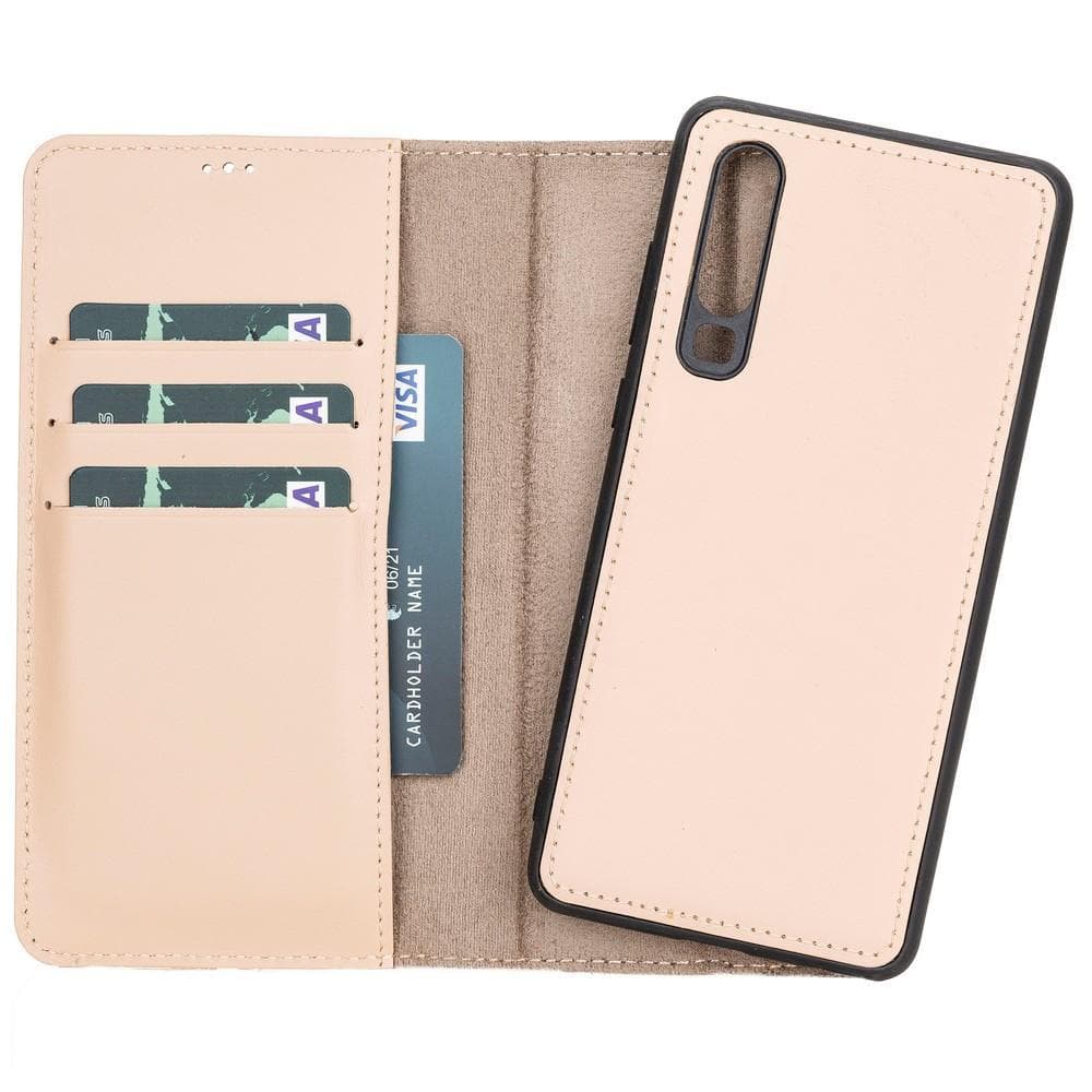 Huawei P30 Magic Detachable Genuine Leather Wallet Case